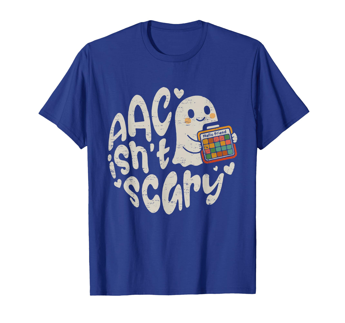AAC Ghost SLP Halloween AAC SLP, Speech Therapist Inclusive T-Shirt