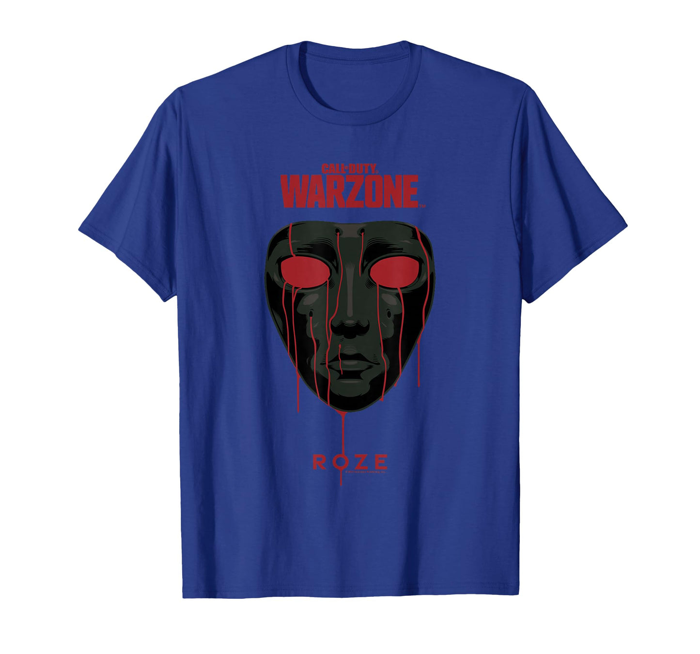 Call of Duty: Warzone Halloween Roze Dripping Blood Portrait T-Shirt