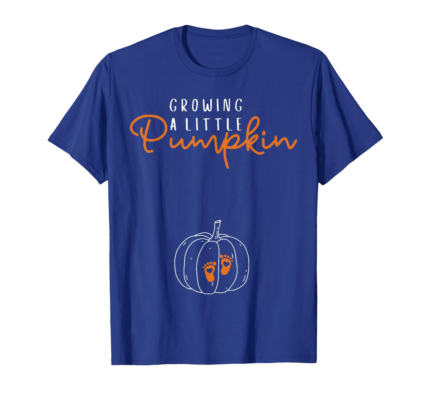 Growing A Little Pumpkin Fall Pregnancy Thanksgiving Autumn T-Shirt