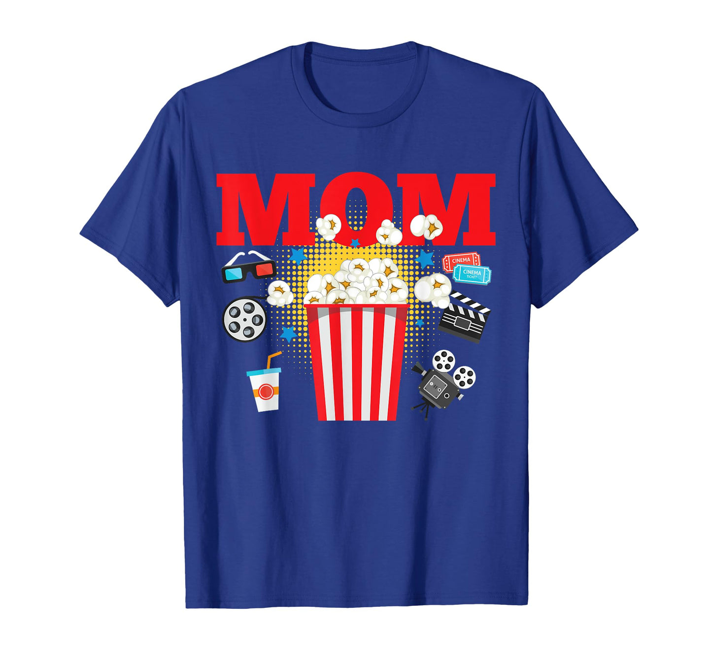 Movie Night Party Mom Movie Themed Birthday Party Matching T-Shirt