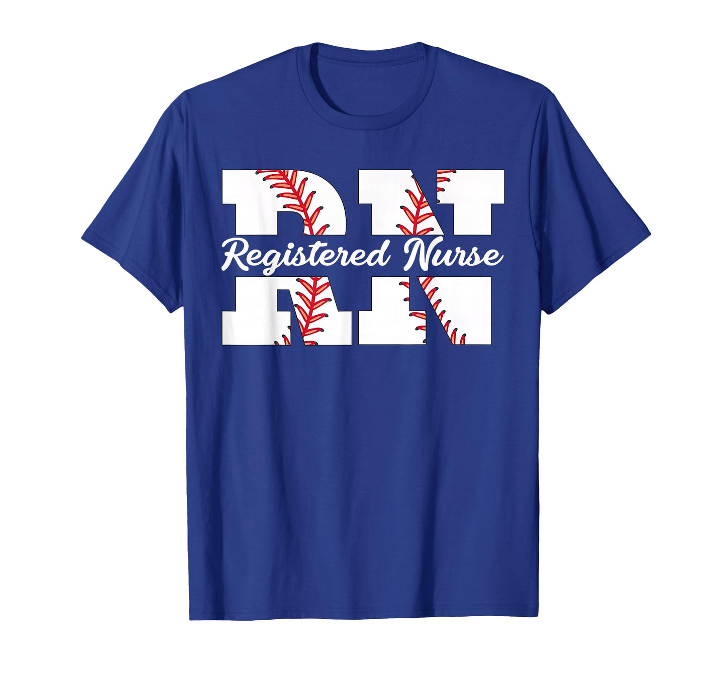 Registered Nurse RN Baseball Nursing Game Day Sports Medical T-Shirt