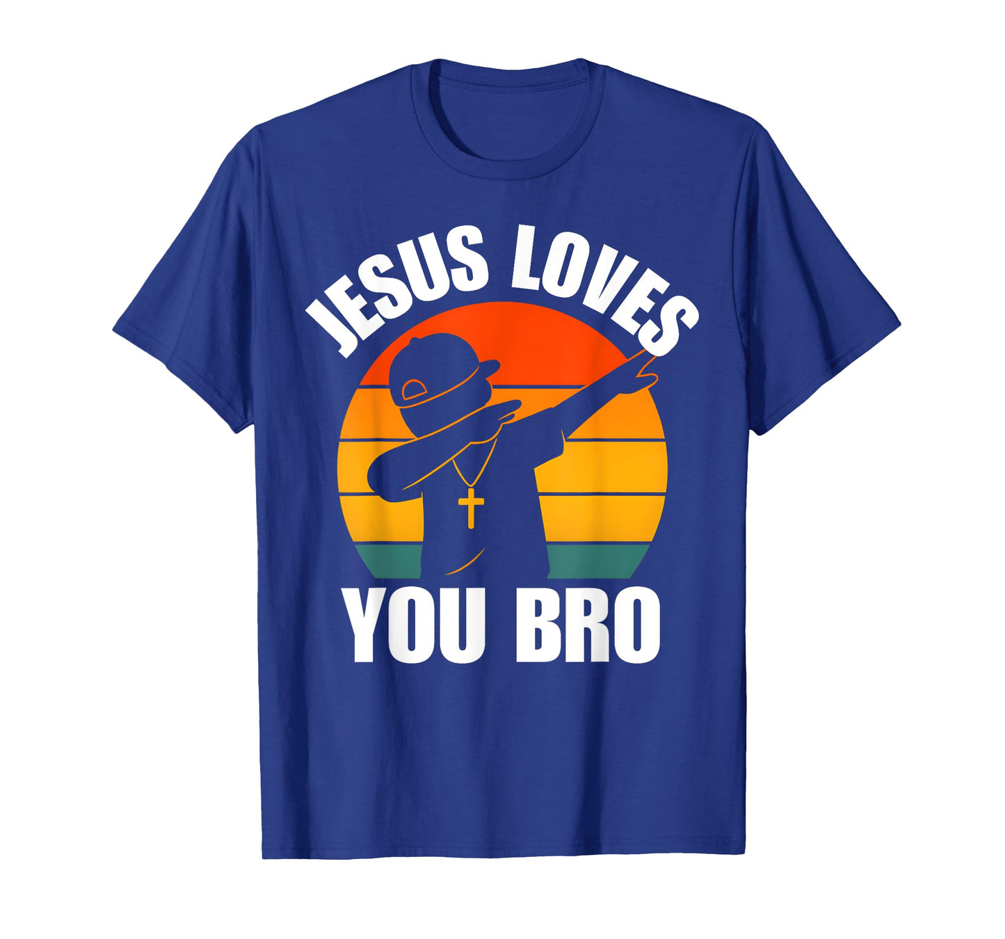 Jesus Love You Bro Dabbing Boy Christian Kids Boys Saying T-Shirt