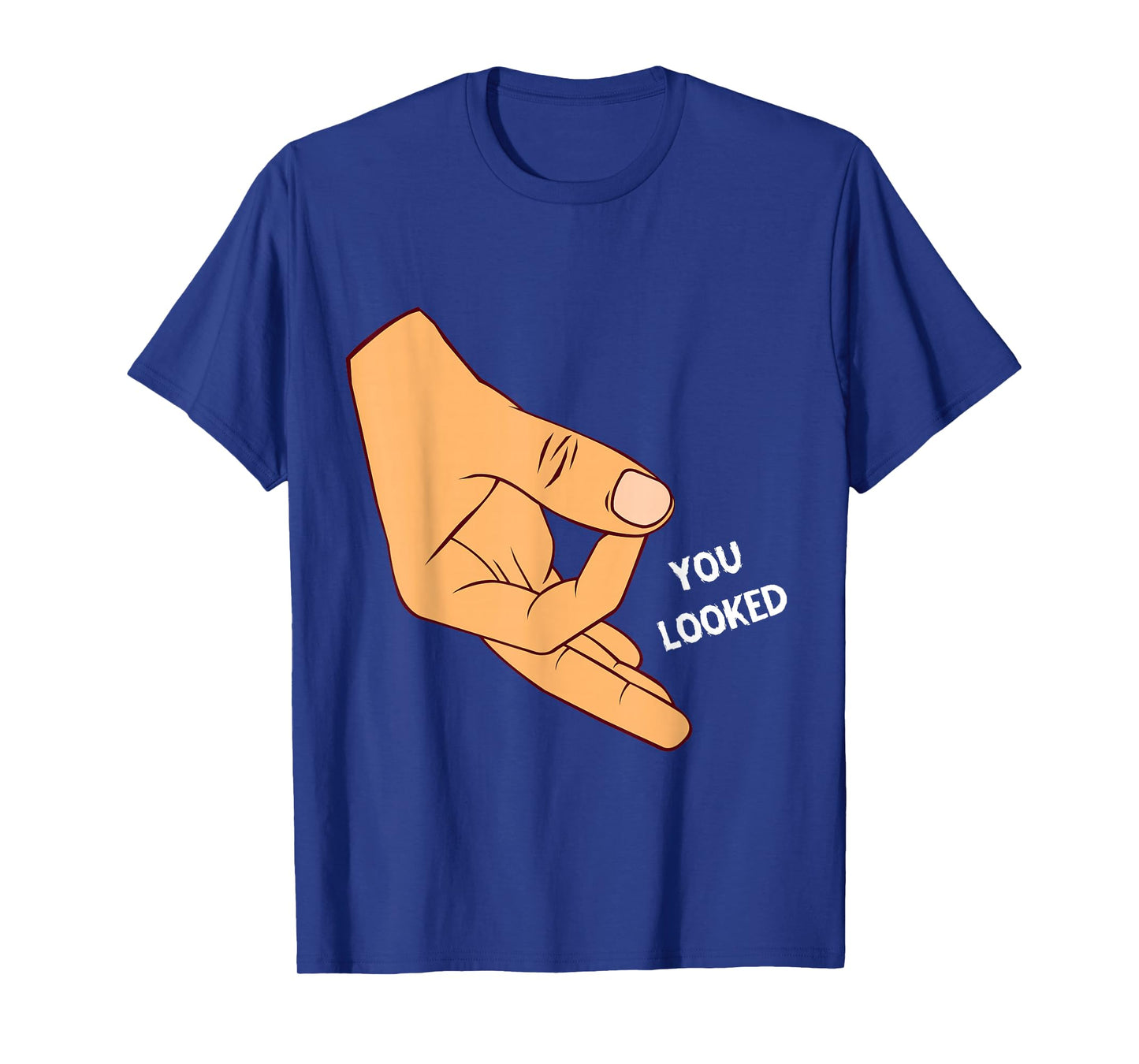 Reingeschaut haha Reingeguckt OK Hand You Looked Game T-Shirt