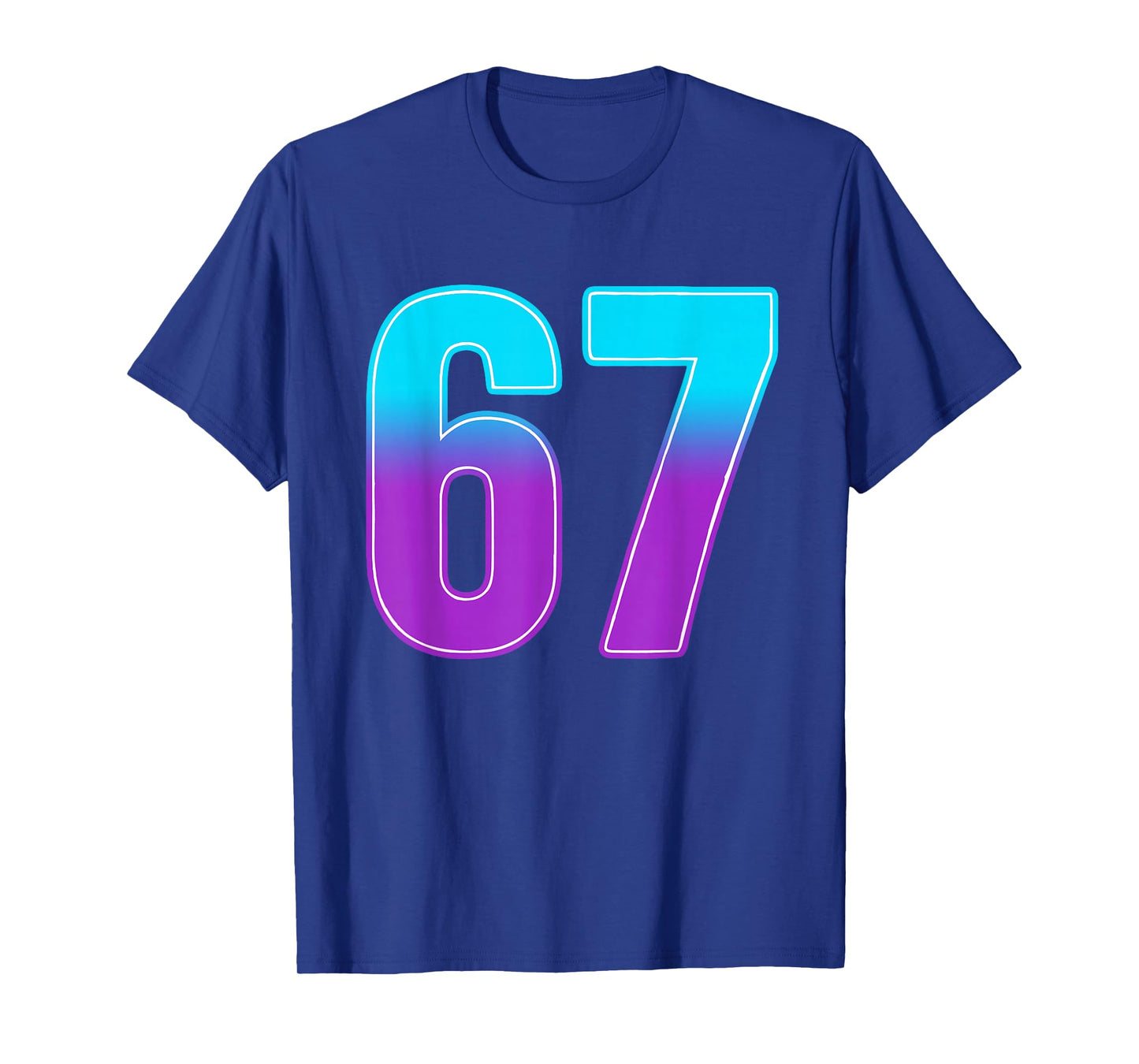 Number 67 Numbered Uniform Sports Jersey Team 67th Birthday T-Shirt