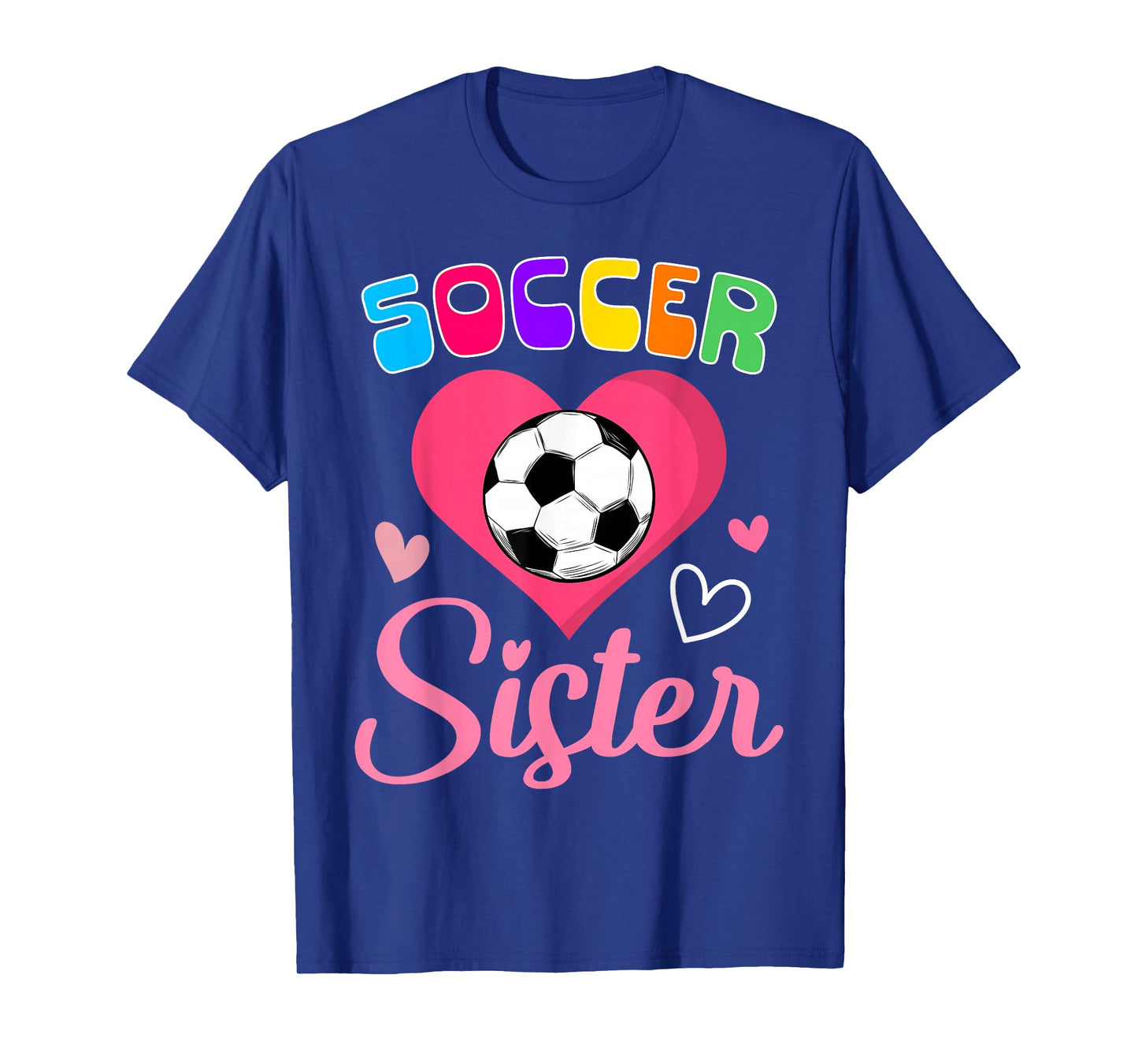 Cute Soccer Sister Heart T-Shirt
