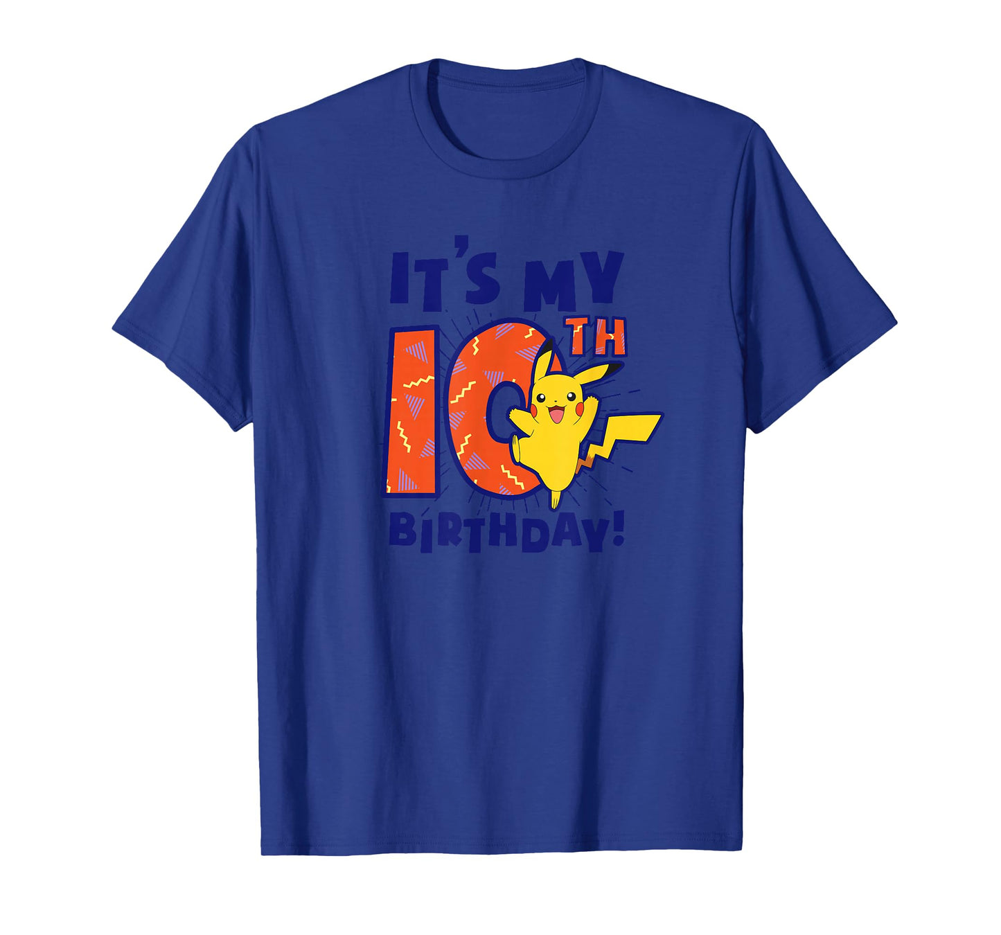 PokΓ©mon Pikachu It's My 10th Birthday Awesome Celebration T-Shirt