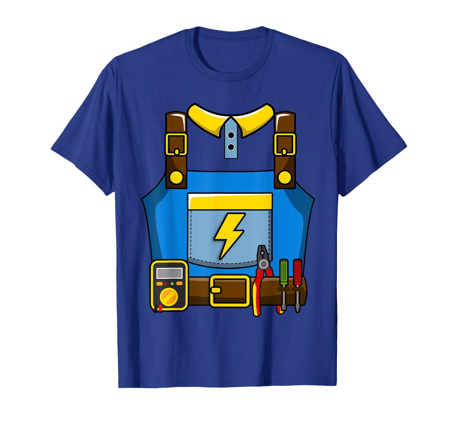 Adult Kid Halloween Lineman Electrician Costume T-Shirt