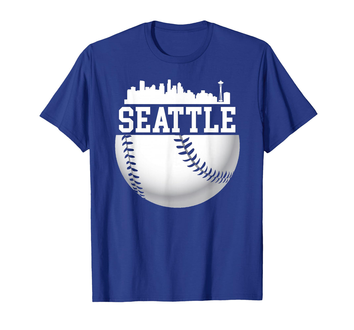 Vintage Downtown Seattle Shirt Baseball Retro Washington T-Shirt