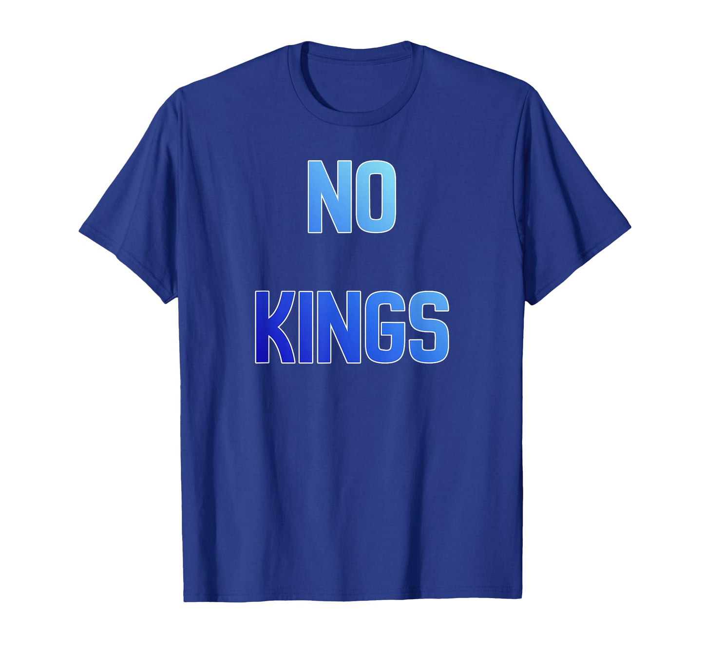 No Kings October 18 Blue Gradient T-Shirt