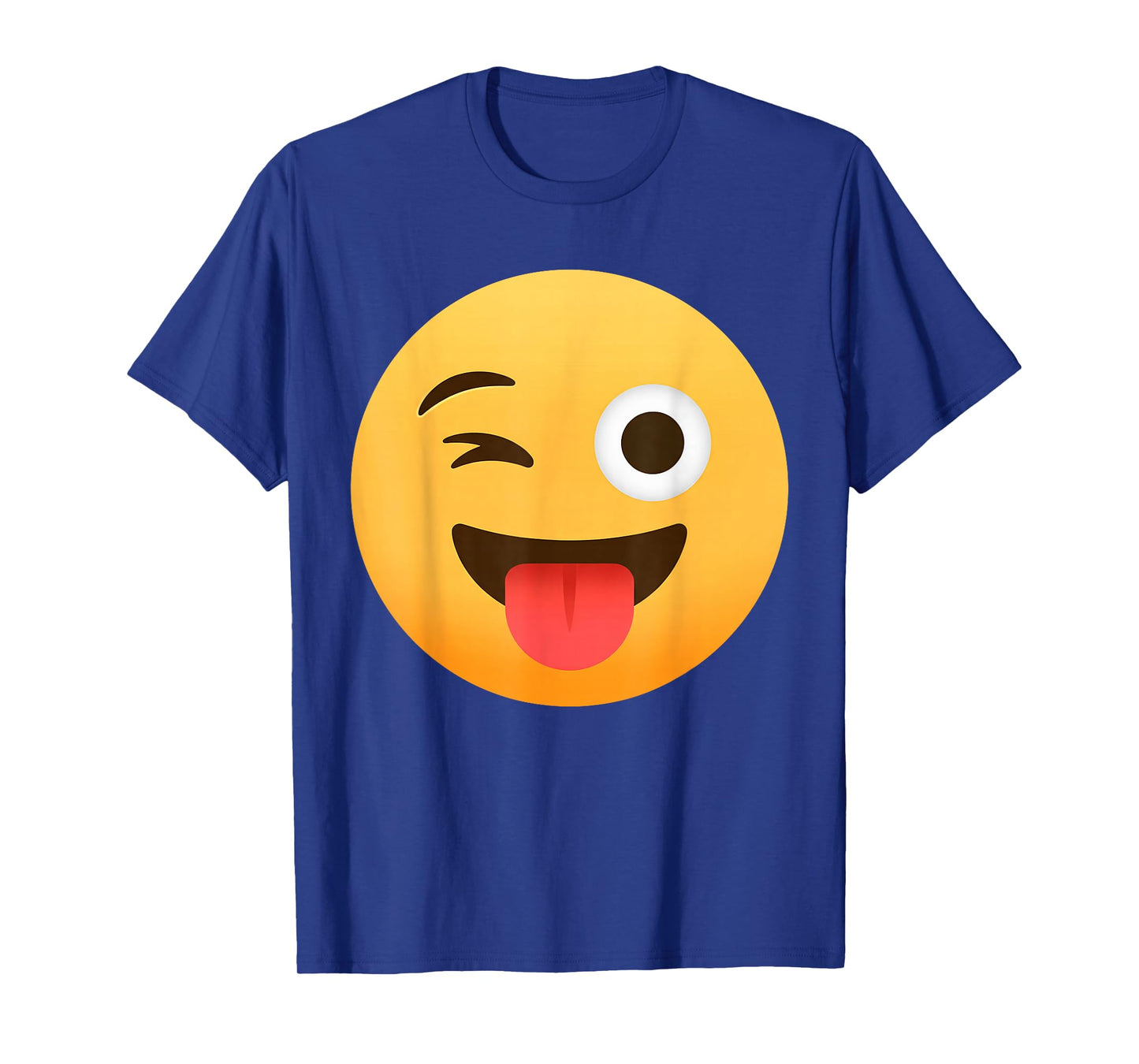 Funny Emoticon Winking Face Stuck-Out Tongue Winking Eye T-Shirt