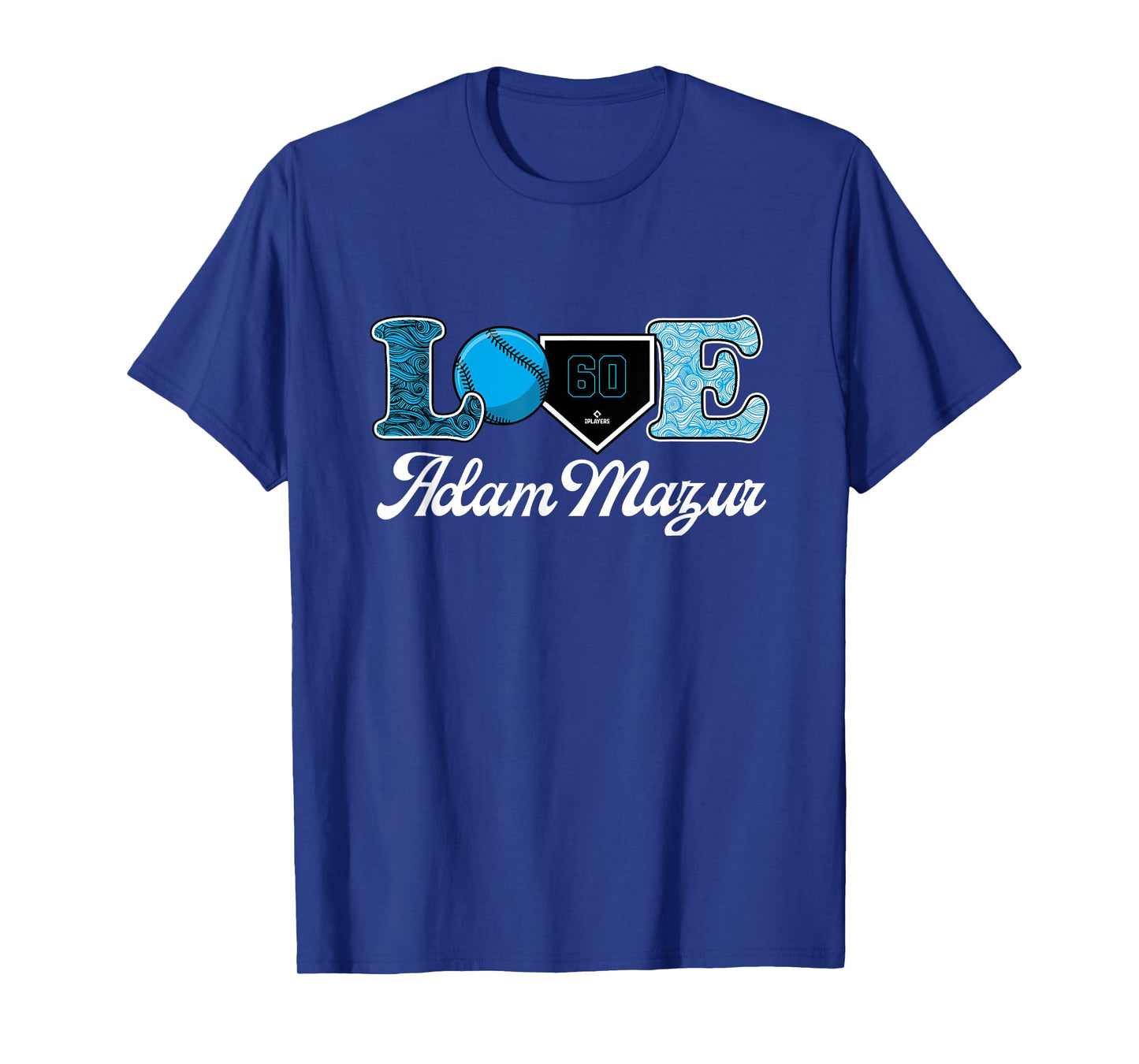 Love Adam Mazur Miami Baseball MLBPA T-Shirt