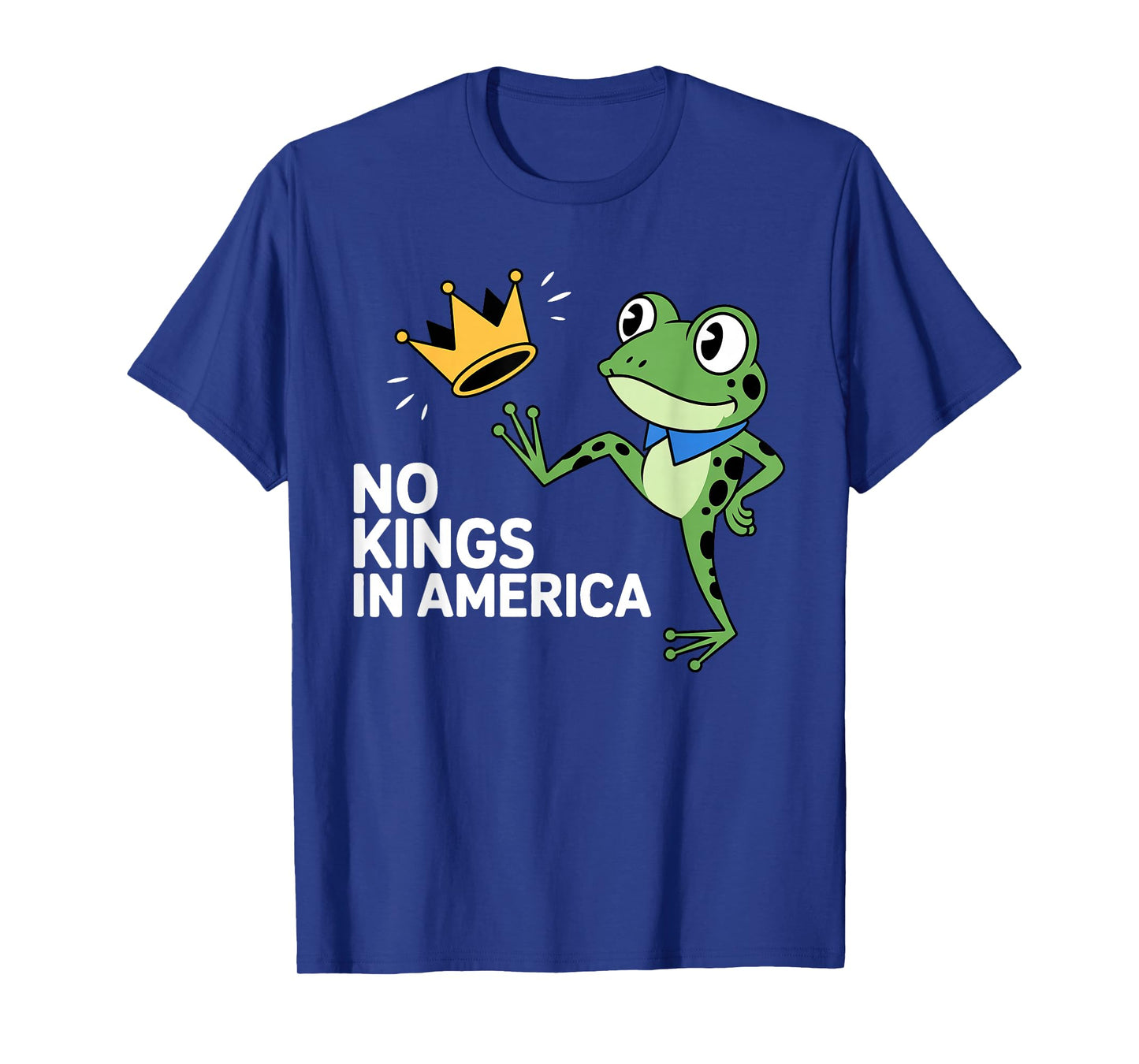 Frog No Kings in America We The People Political T-Shirt