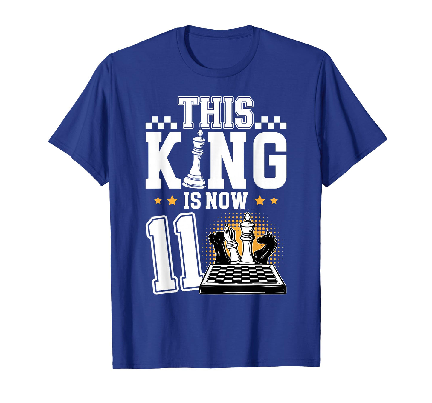 11th Chess Birthday Eleven Year Old Chess Player Birthday T-Shirt