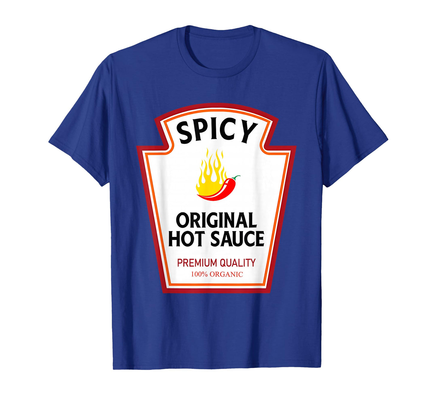 Spicy Hot Sauce Funny Condiment Costume Party Matching T-Shirt