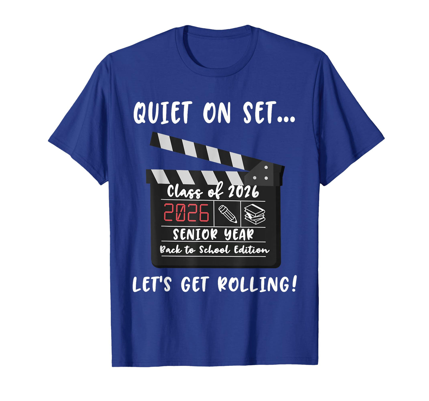 Senior Year Class of 2026 Back to School High School Funny T-Shirt