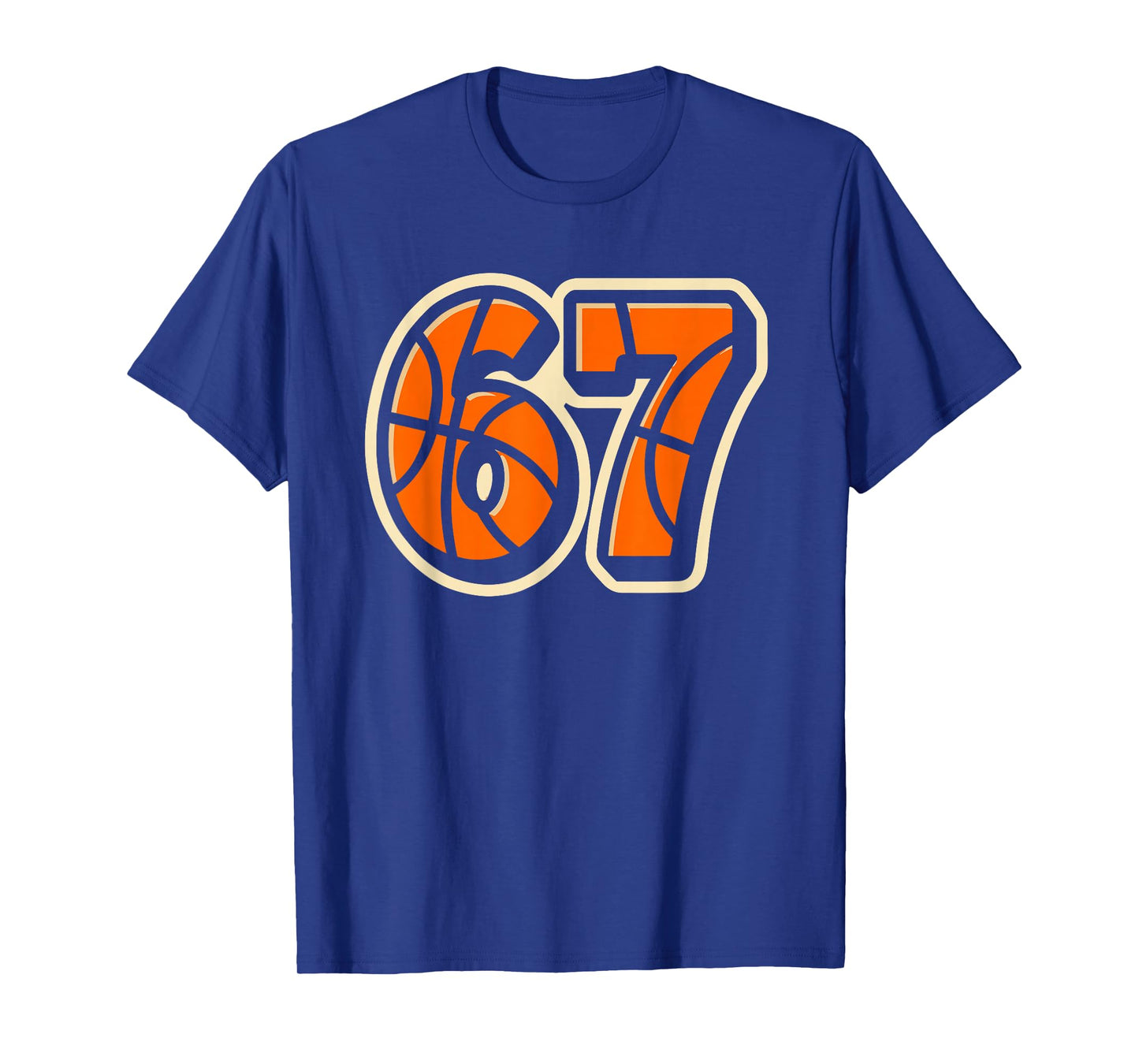 Basketball 67 Six Seven Funny Gen Alpha Slang T-Shirt