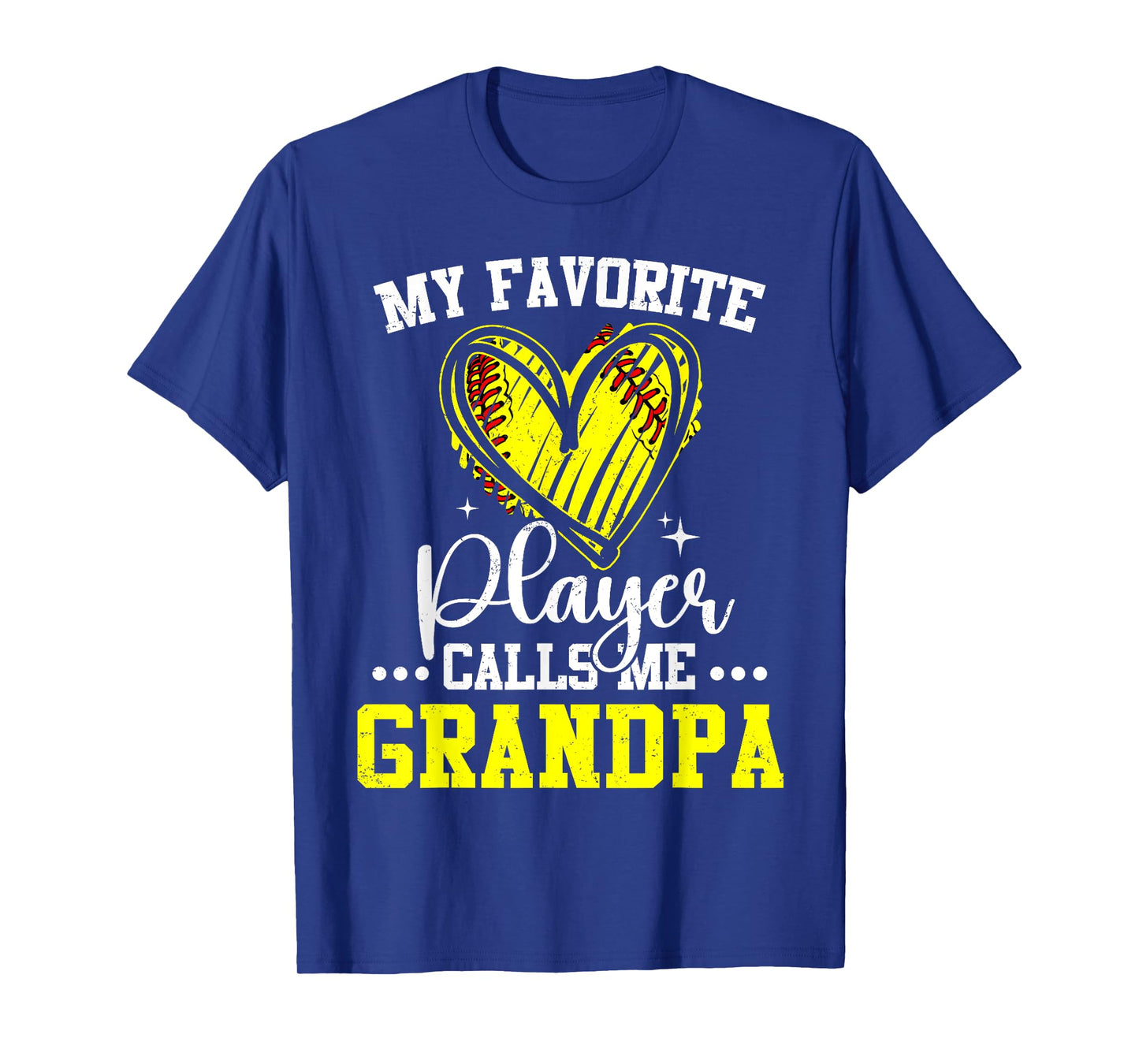 My Favorite Softball Player Calls Me Grandpa T-Shirt