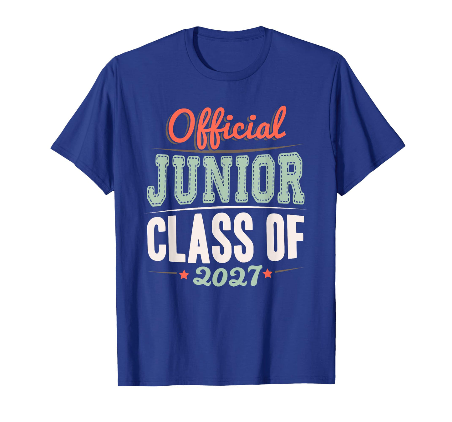 Official Junior Class Of 2027 First Day 11th Grade Retro T-Shirt