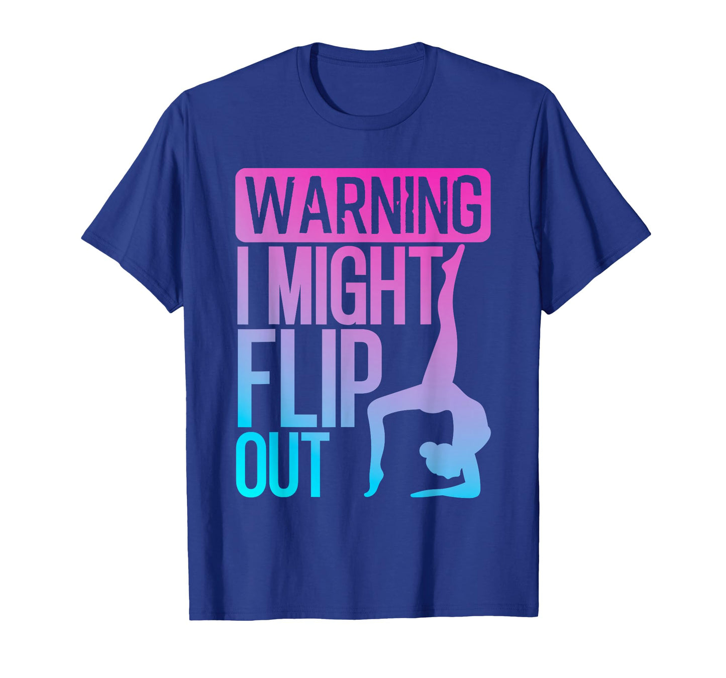 Cute Gymnastics Art For Girls Kids Women Tumbling Gymnast T-Shirt