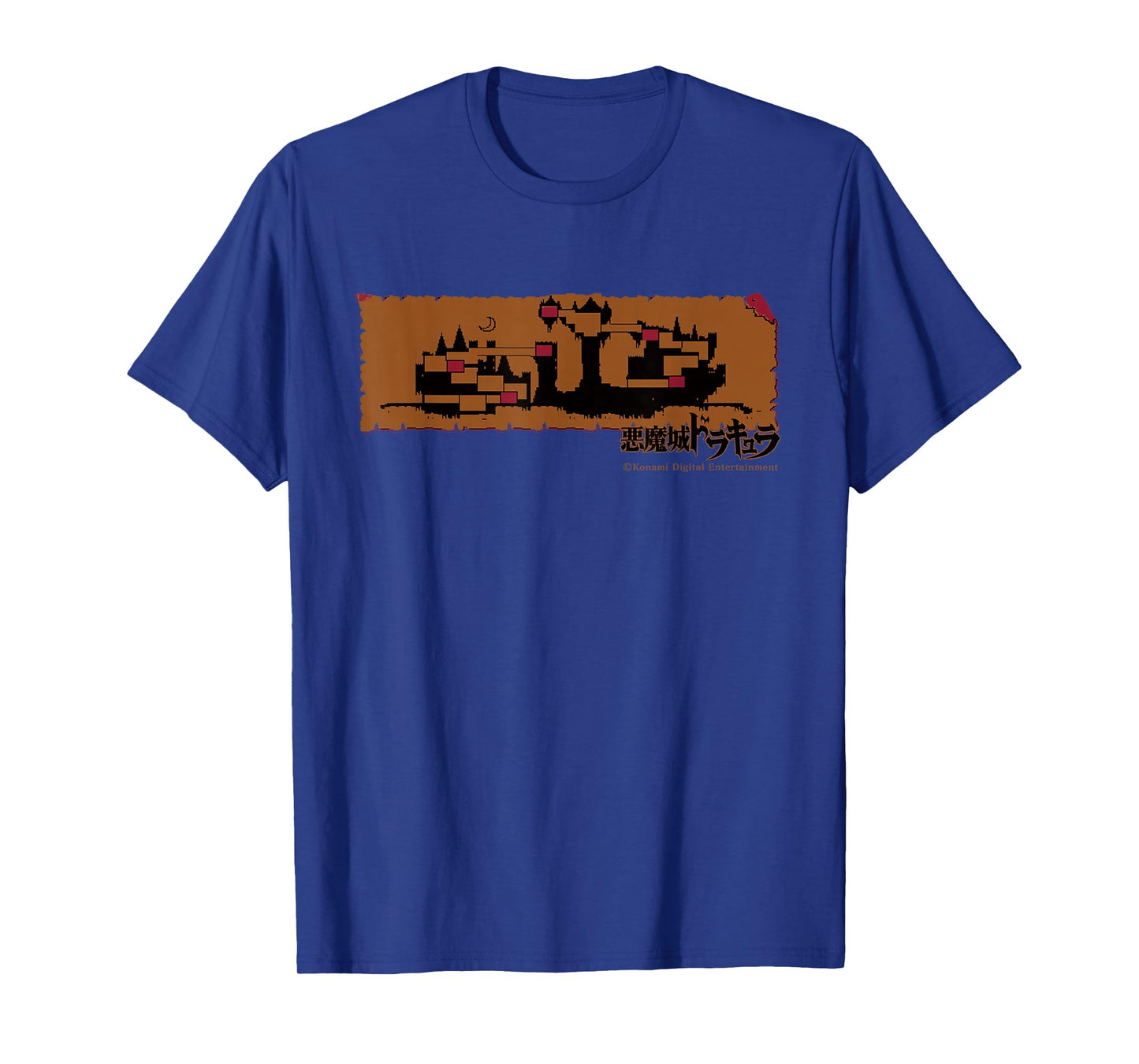 Konami 'Castlevania' Stage Map T-Shirt