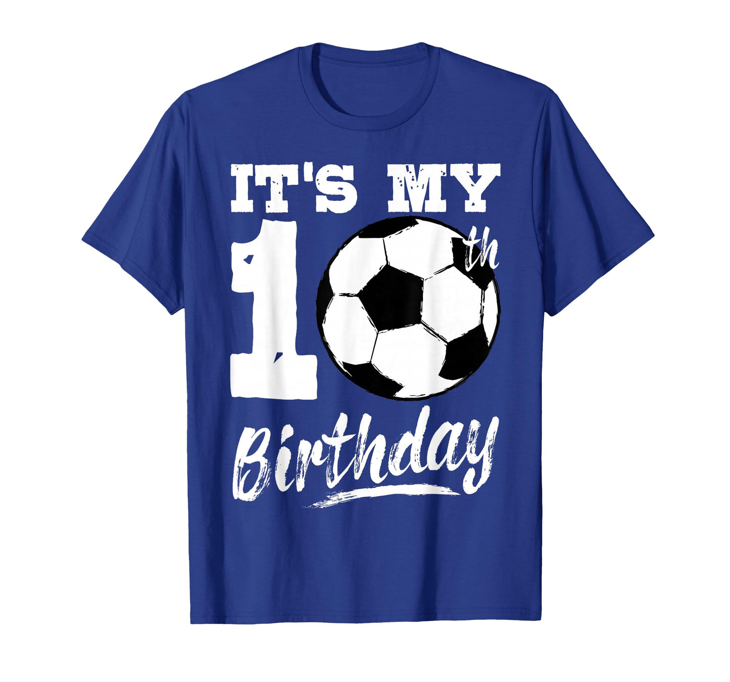 It's My 10th Birthday Soccer Player 10 Bday Party Team T-Shirt