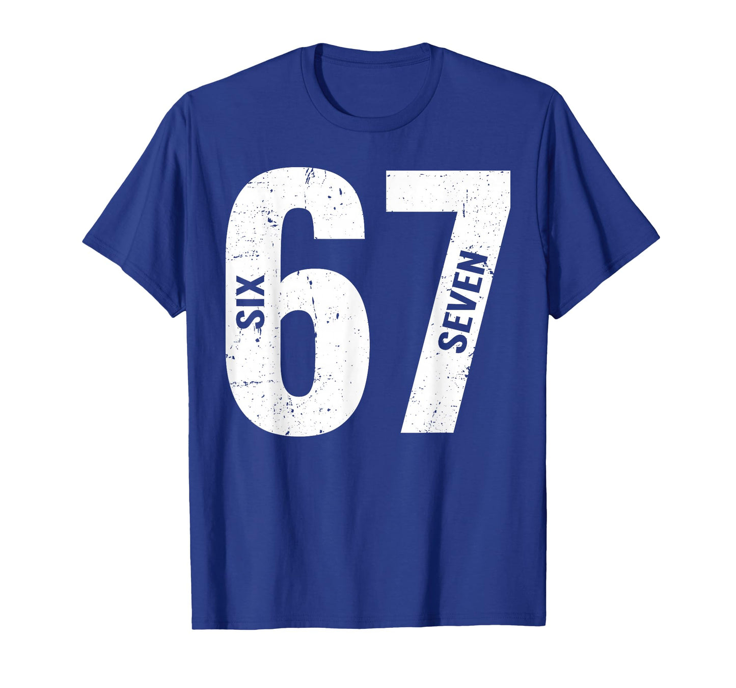 67 Funny Meme Six Seven Retro T-Shirt