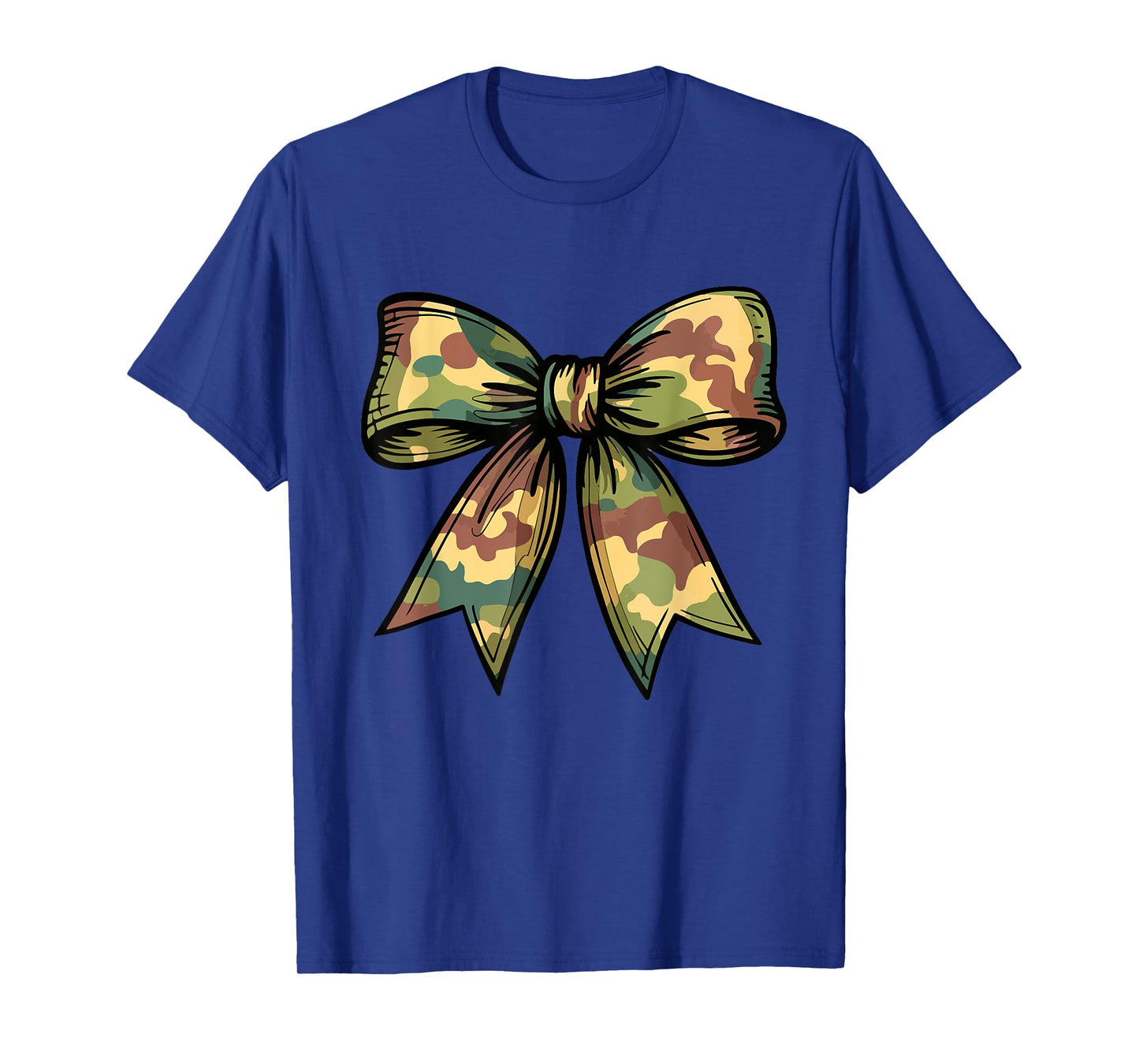 Camouflage Old Camo Bow Camo Coquette Bow For Women Girls T-Shirt