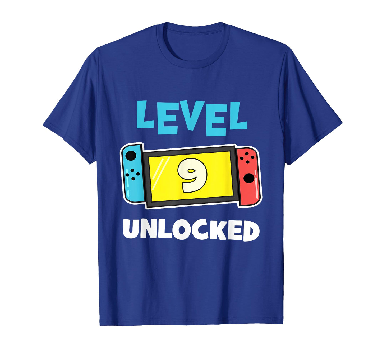 Level 9 unlocked Gamer 9th Birthday Gift Video Game lovers T-Shirt