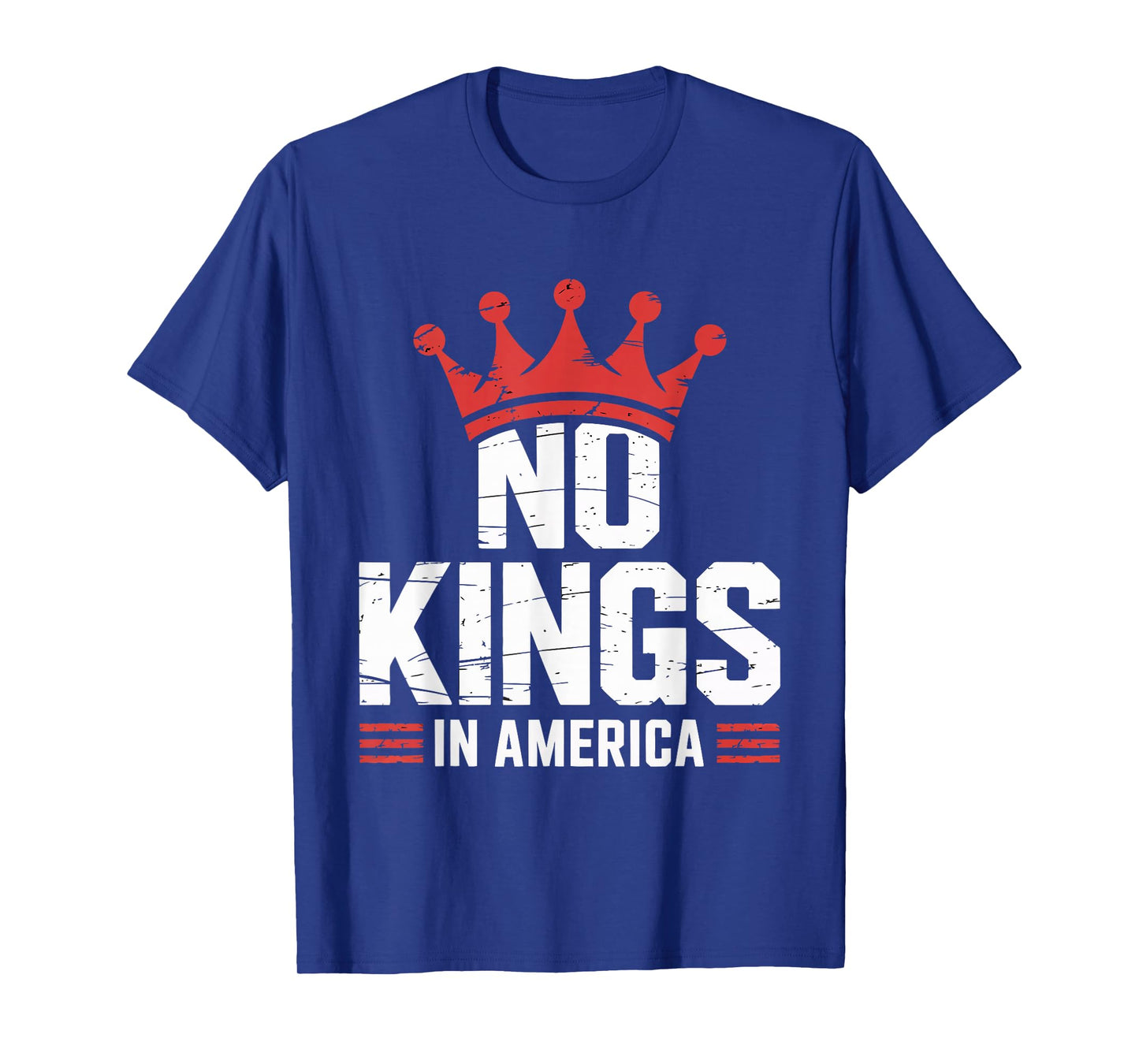 No Kings in America Since 1776 Vintage USA Freedom T-Shirt