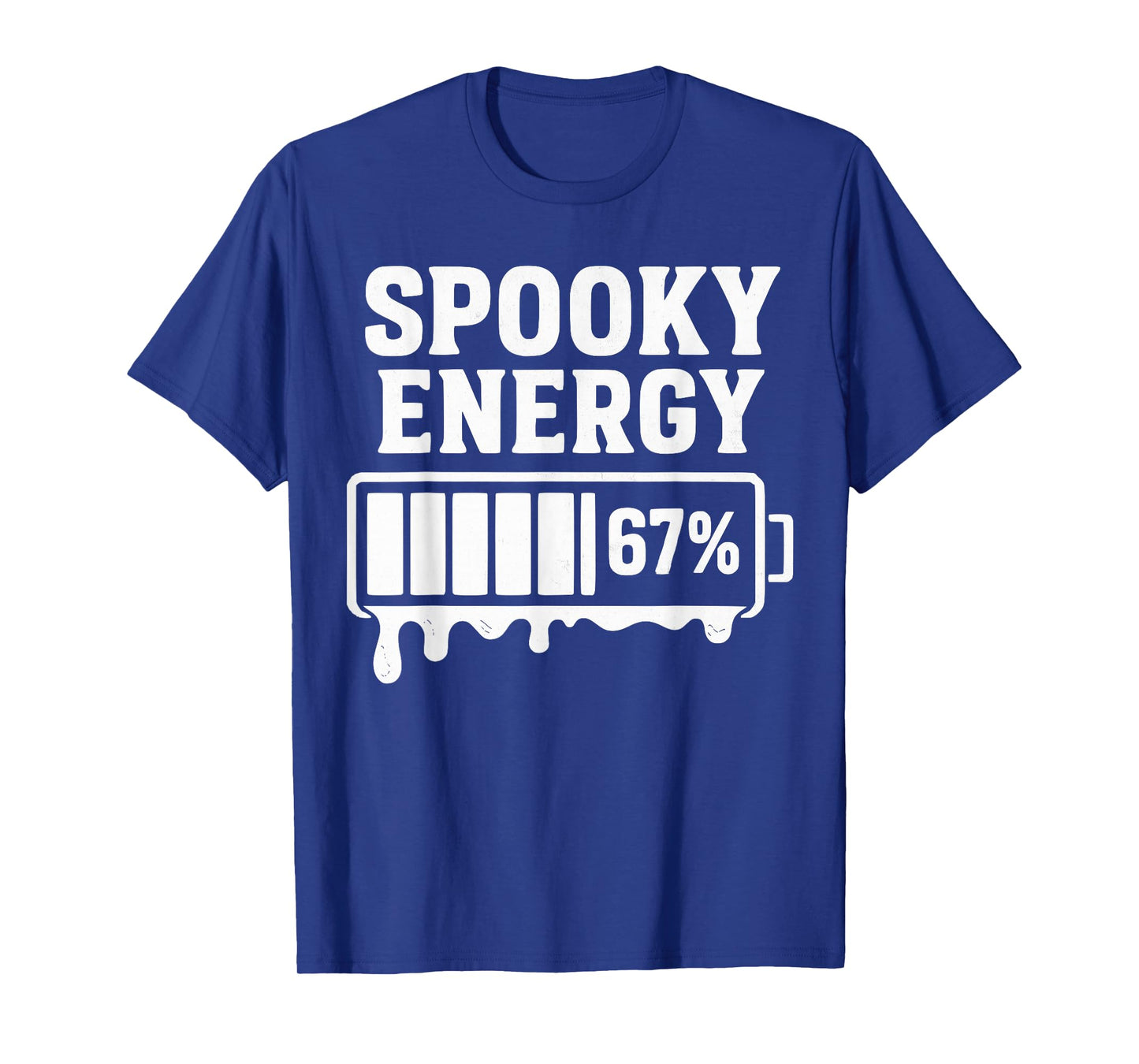67 Halloween Spooky Energy Brainrot Meme Six Seven Boys Kids T-Shirt