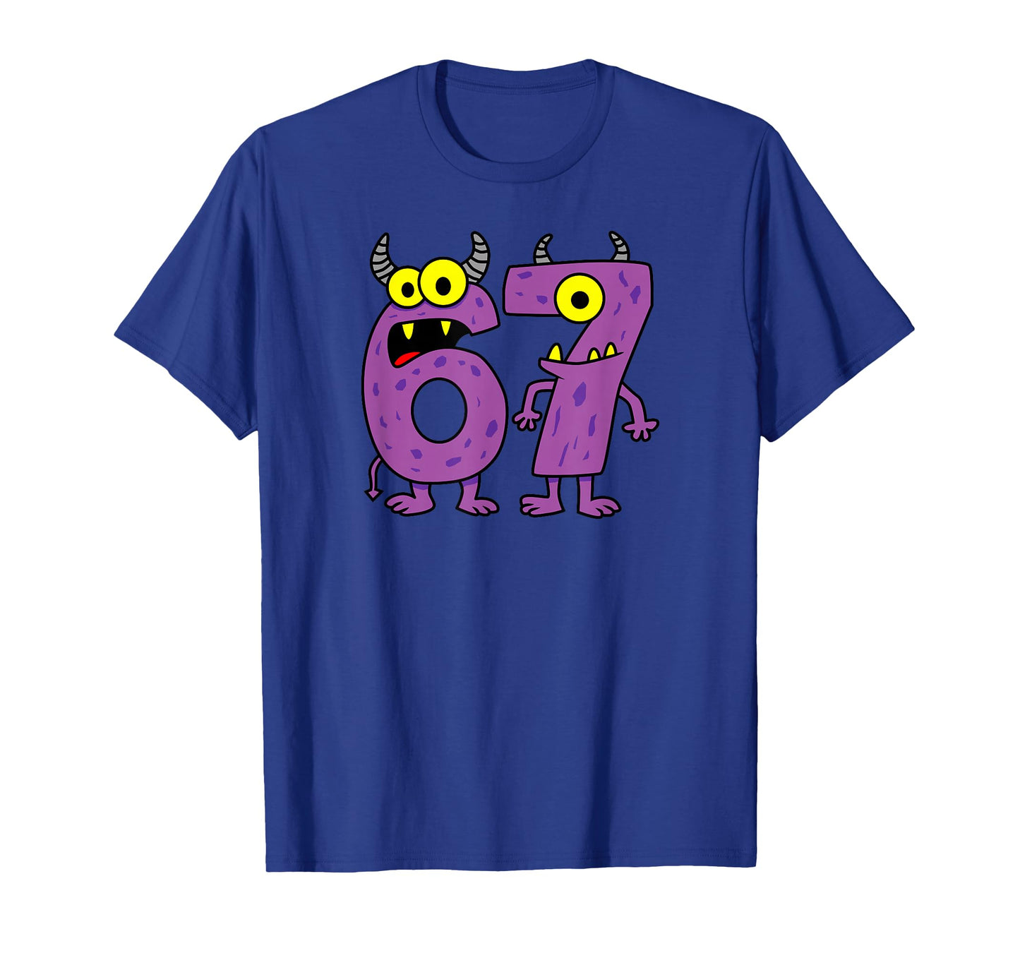 Halloween Number 6 7 Monster Costume T-Shirt