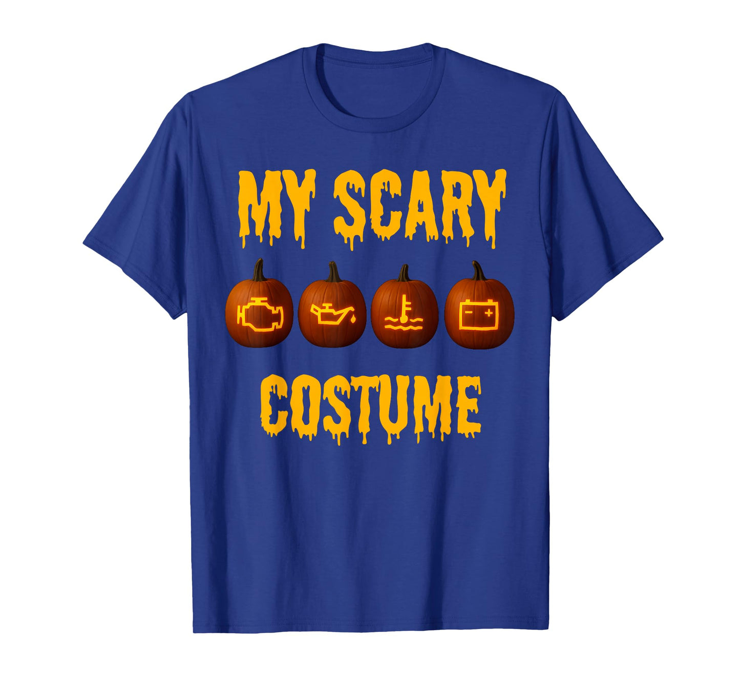 Halloween Car Warning Lights Scary Costume T-Shirt