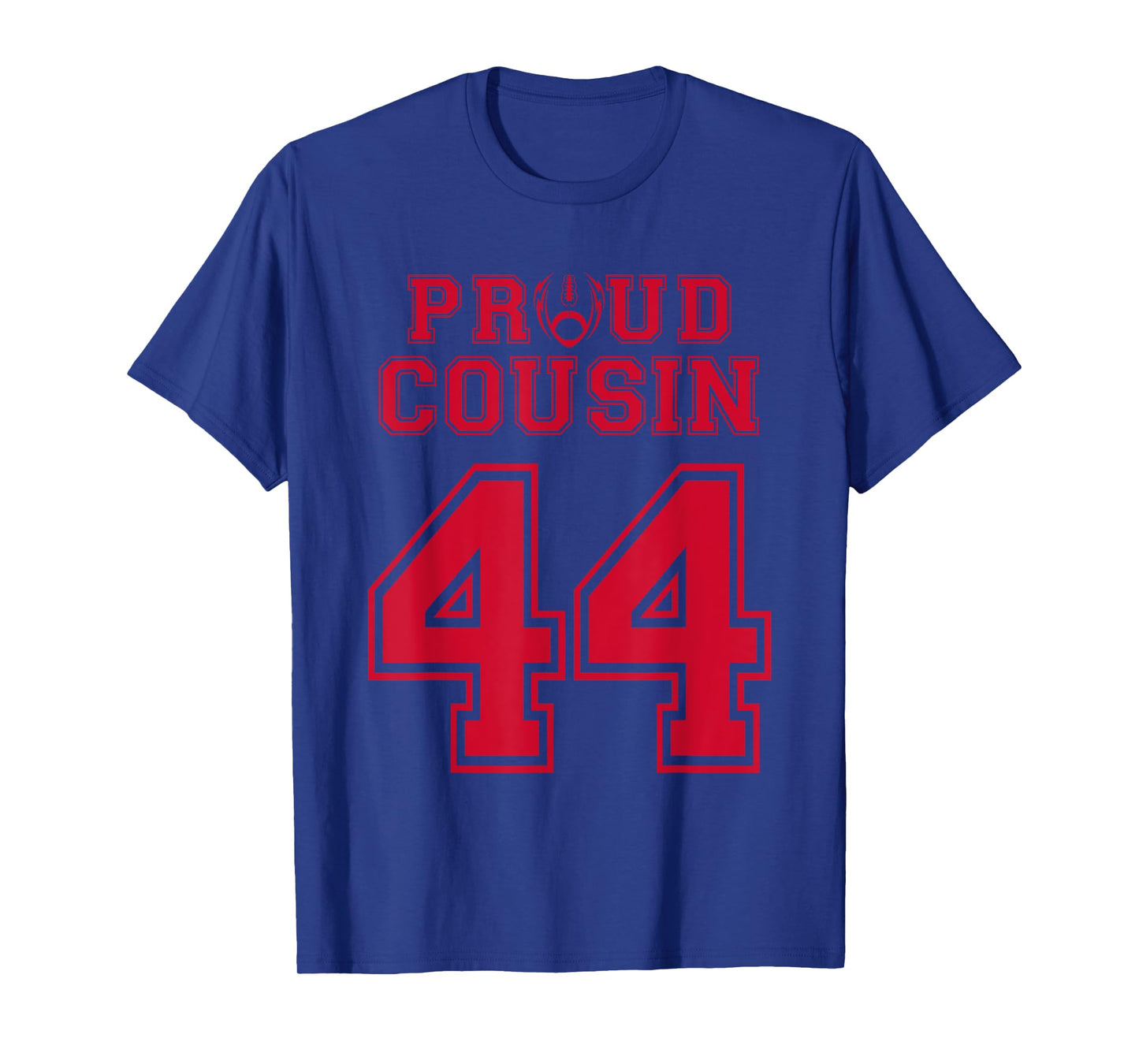 Custom Proud Football Cousin Number 44 R Personalized T-Shirt