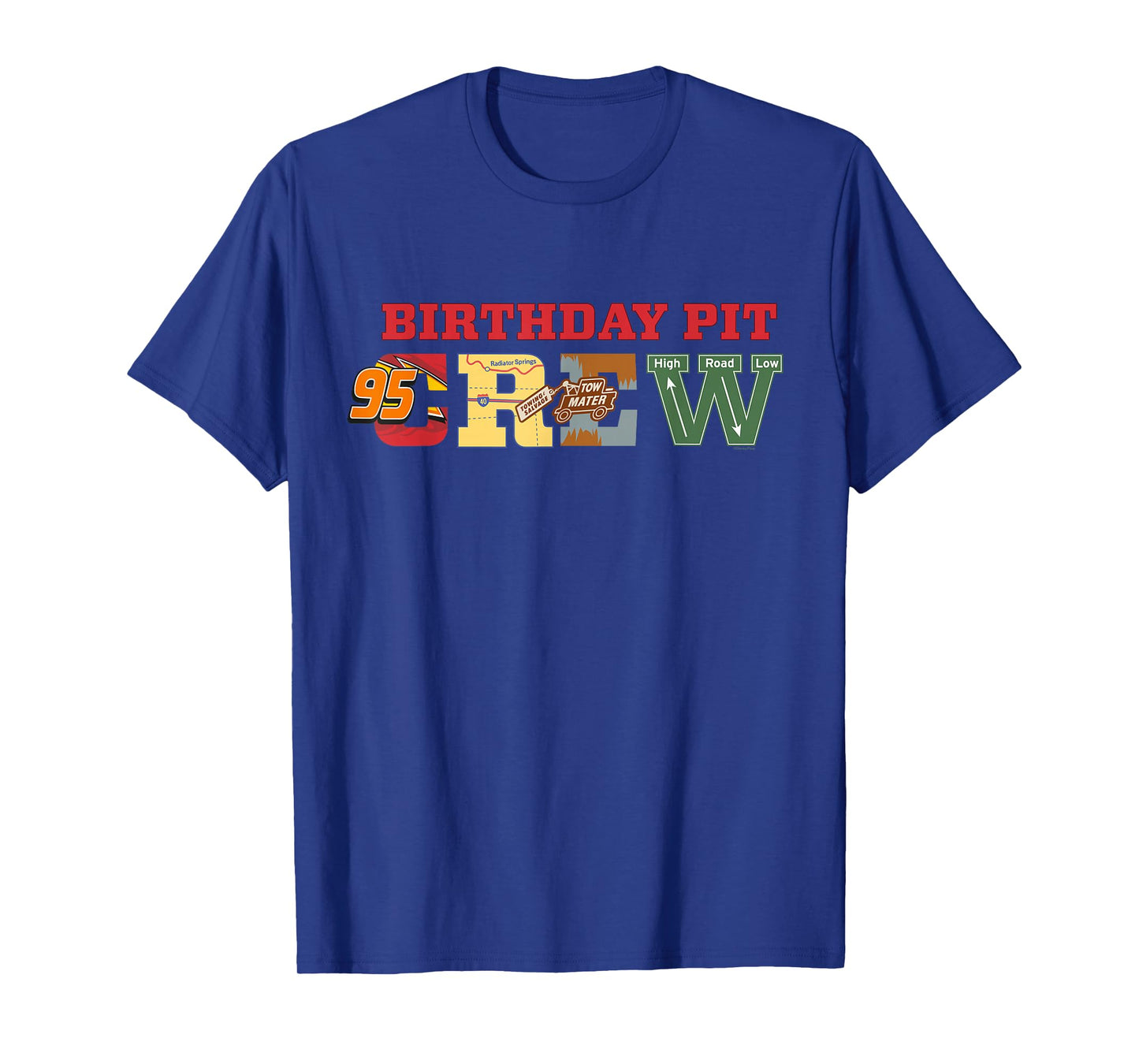Disney & Pixar's Cars Birthday Pit Crew Party Squad T-Shirt