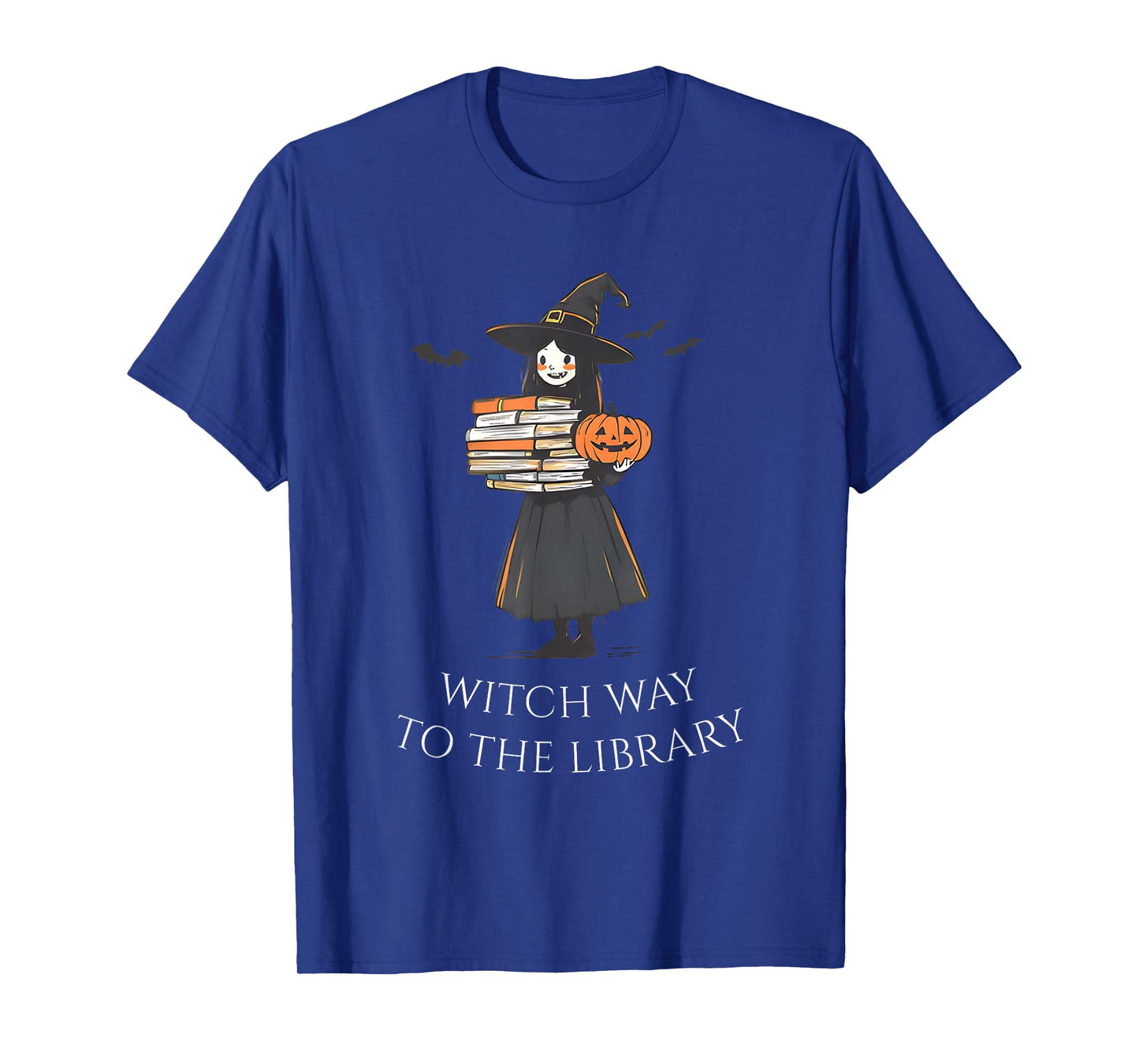 Witch Way to The Library Halloween Librarian Book Bookworm T-Shirt