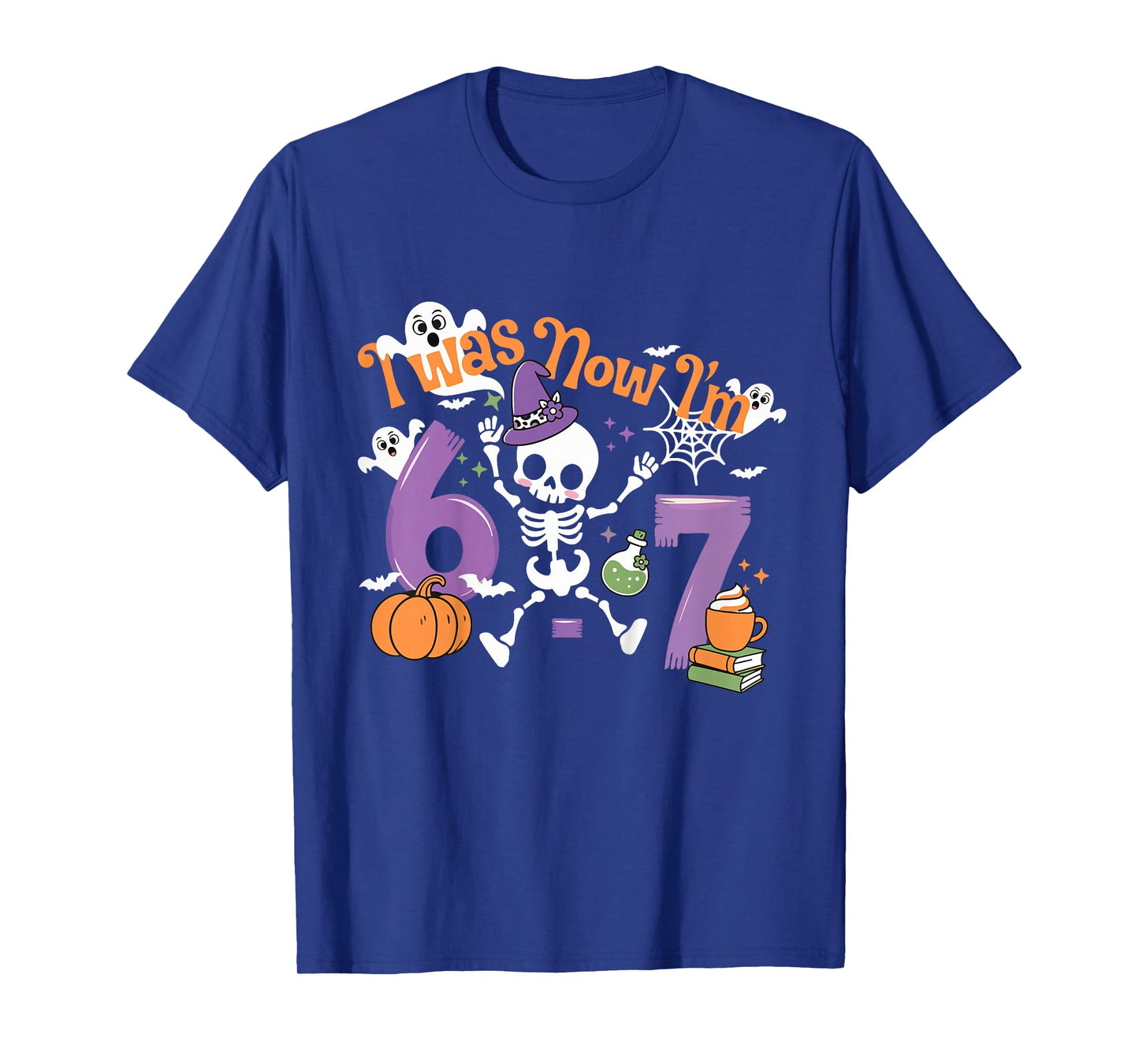 I was 6 Now I'm 7 Year Old Birthday T-Shirt