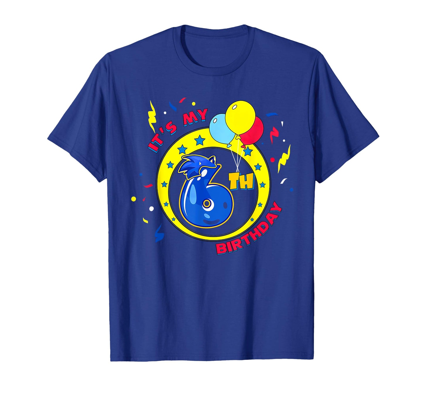 It's My 6th Birthday Boy Family Matching Party Funny T-Shirt