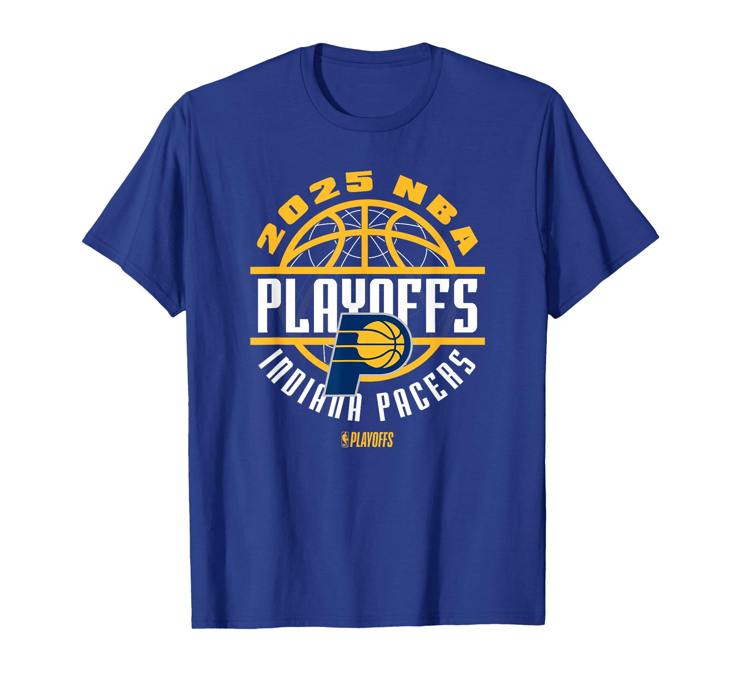 NBA Official Indiana Pacers 2025 Playoffs Game Time T-Shirt