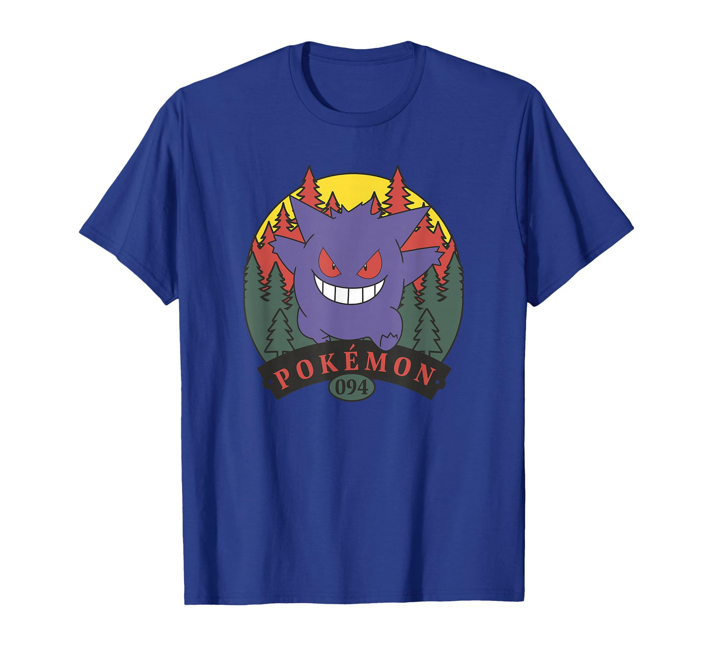 PokΓ©mon 094 Gengar Outdoor Adventure Forest Park Badge T-Shirt