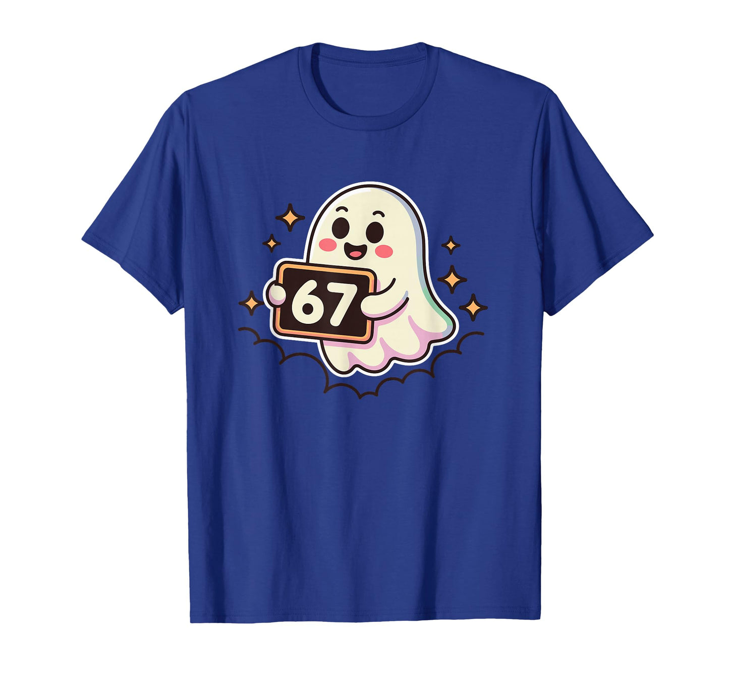 Cartoon Ghost 67 Meme T-Shirt