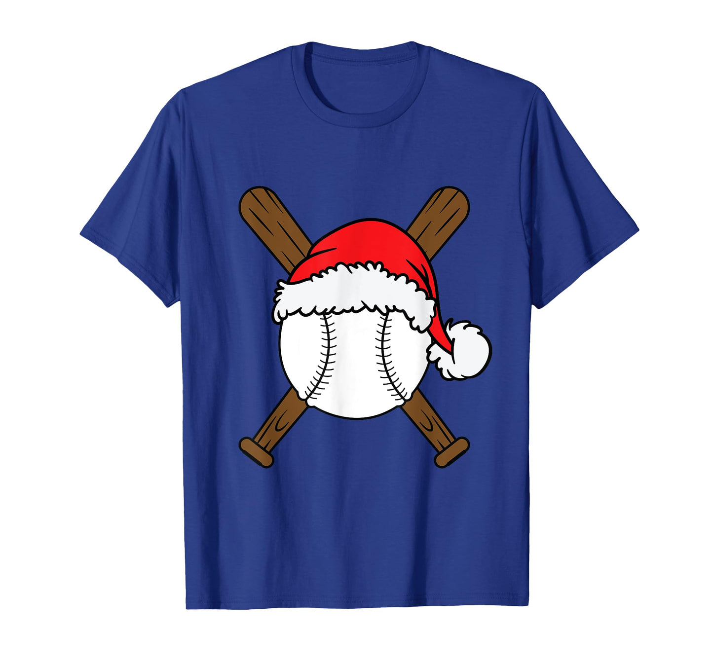 Christmas Baseball Player Santa Sports Design For Men Boys T-Shirt