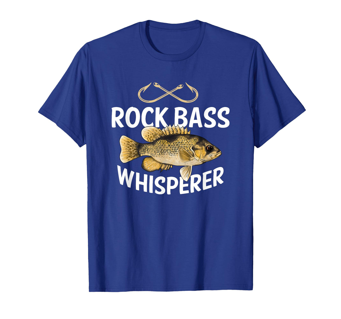 Funny Rock Bass Fishing Freshwater Fish Graphic T-Shirt