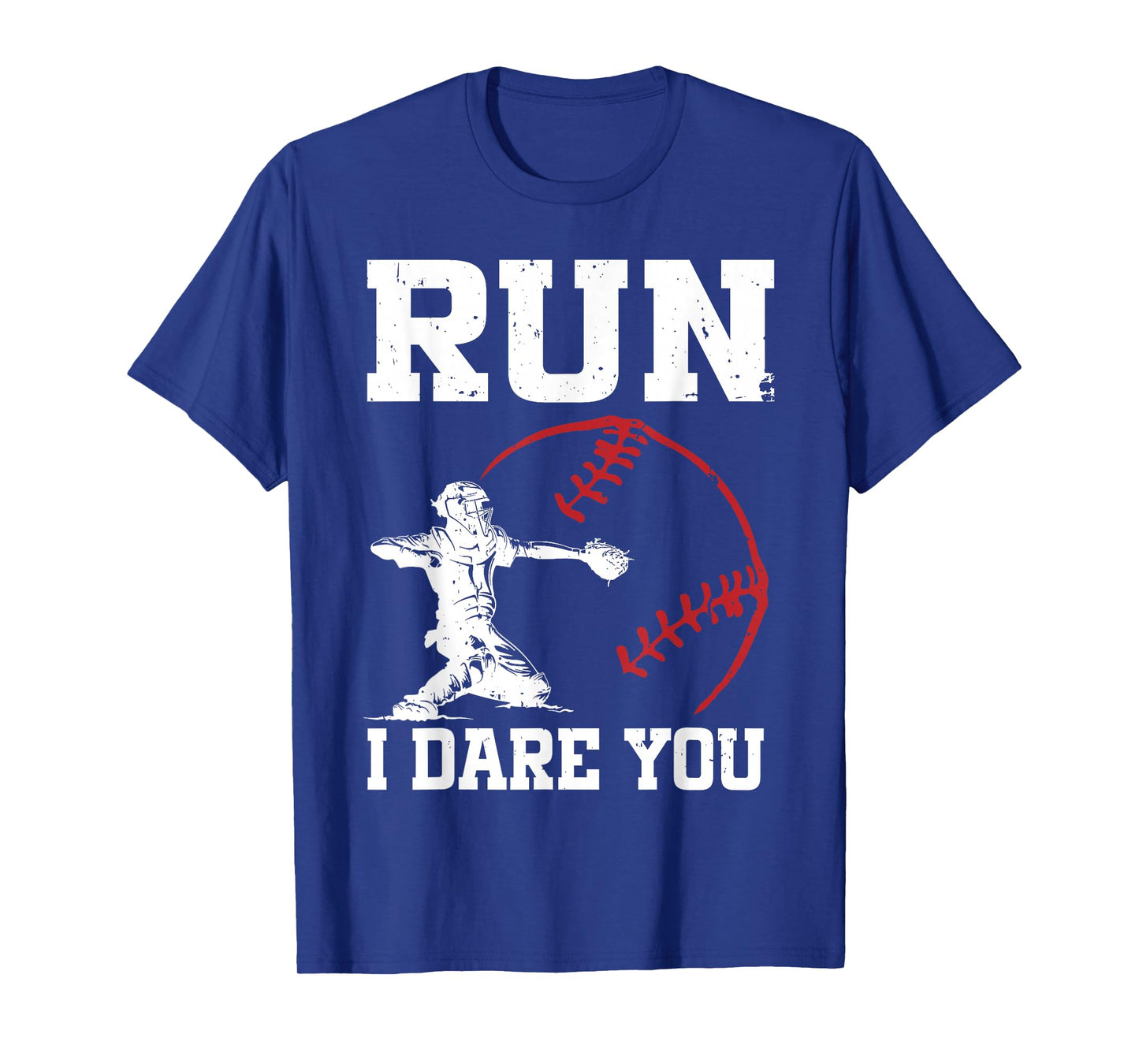 Steal I Dare You Baseball Catcher Player Sports Fan Game Day T-Shirt