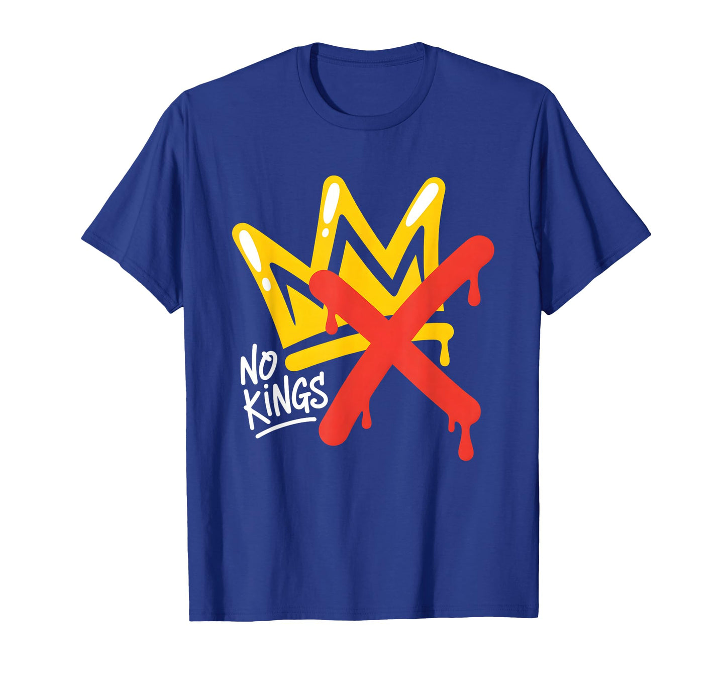 No Kings Protest Democracy No Kings in America Patriotic T-Shirt