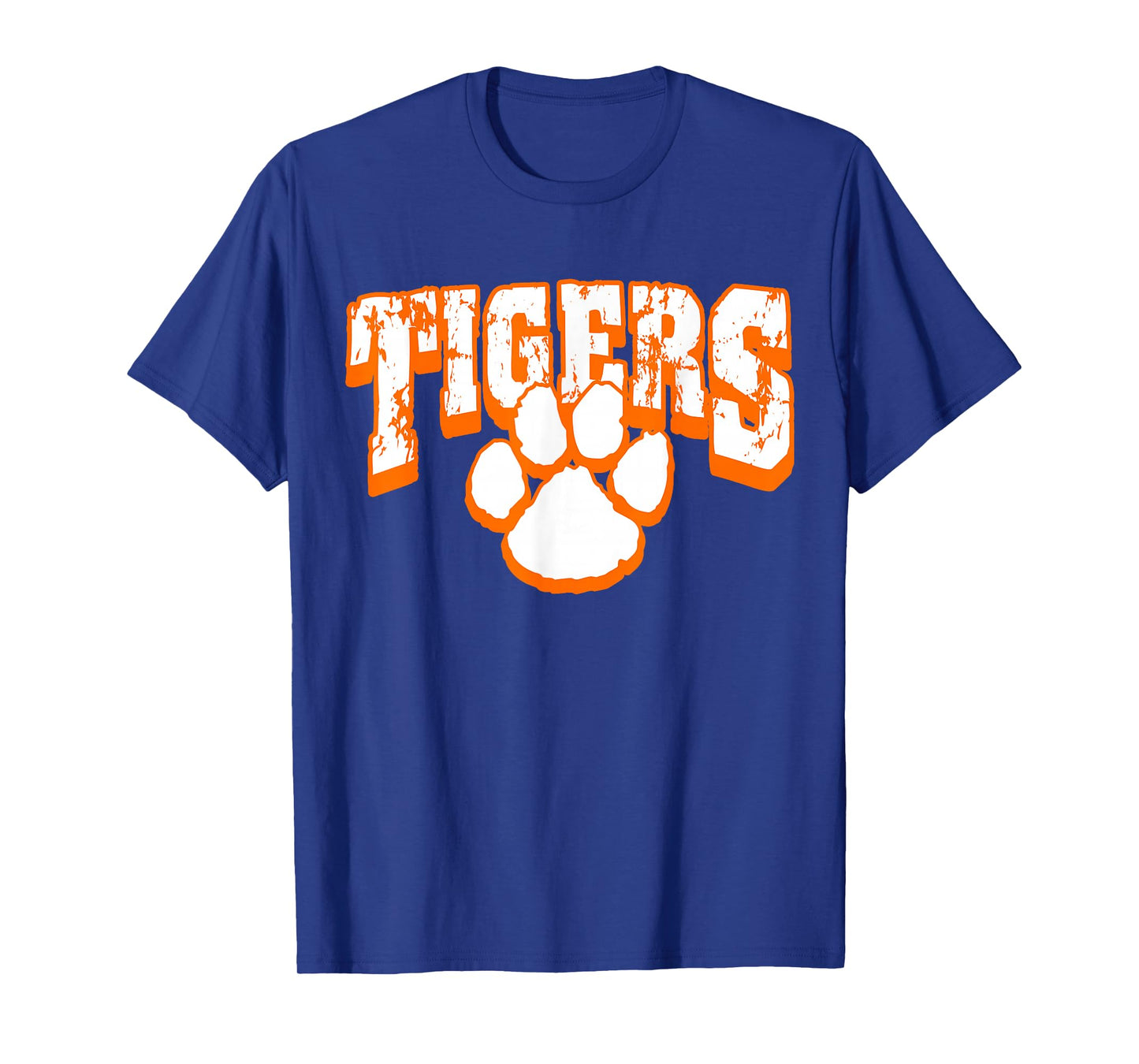 Tigers School Spirit Mascot Back To School Orange T-Shirt