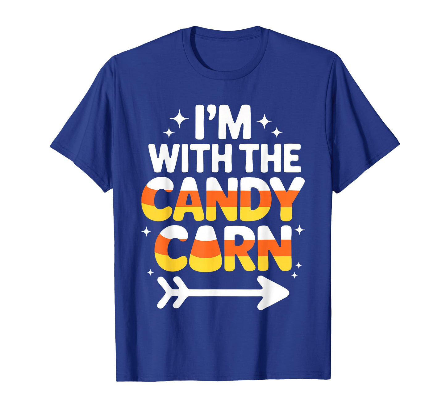 I'm with The Candy Corn Shirt Adult Kids Men Women Costume T-Shirt