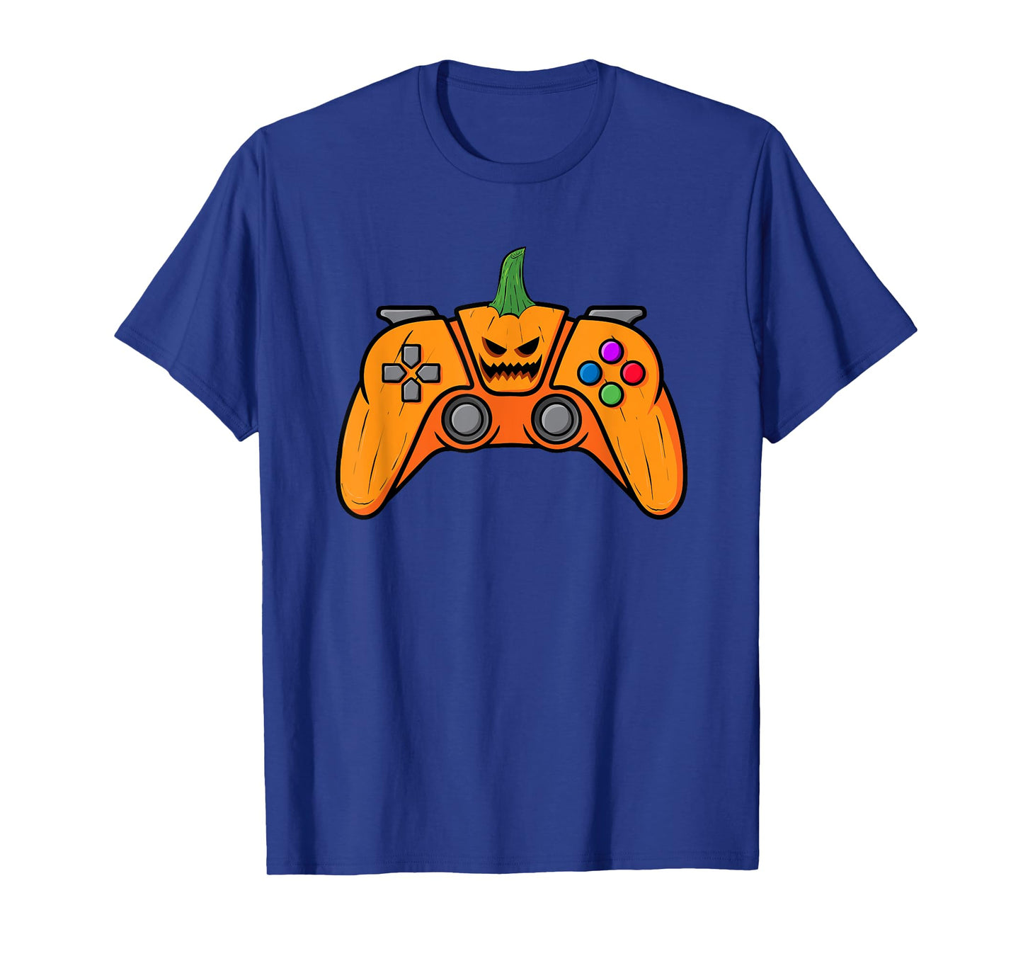 Halloween Video Game Controller With Pumpkin Face Gaming T-Shirt