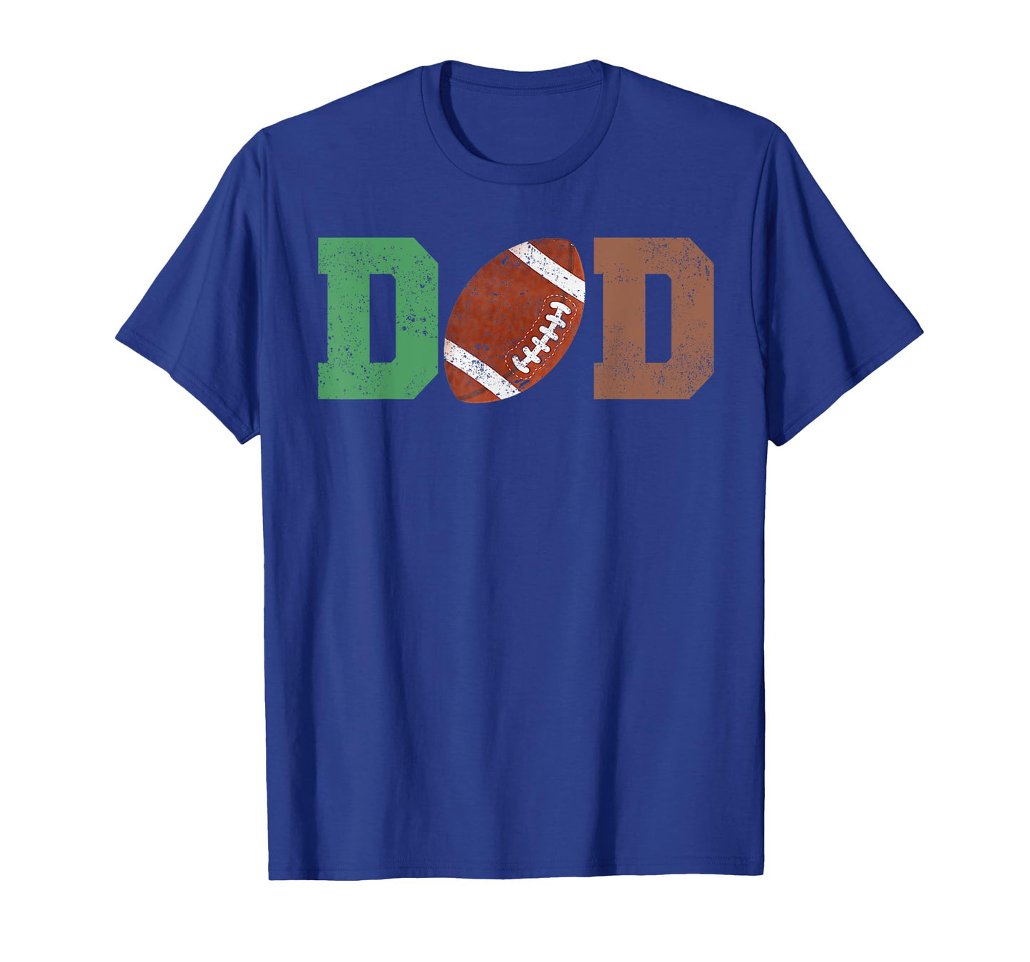 Dad of the 1 Year old Football 1st Year Down Birthday Party T-Shirt