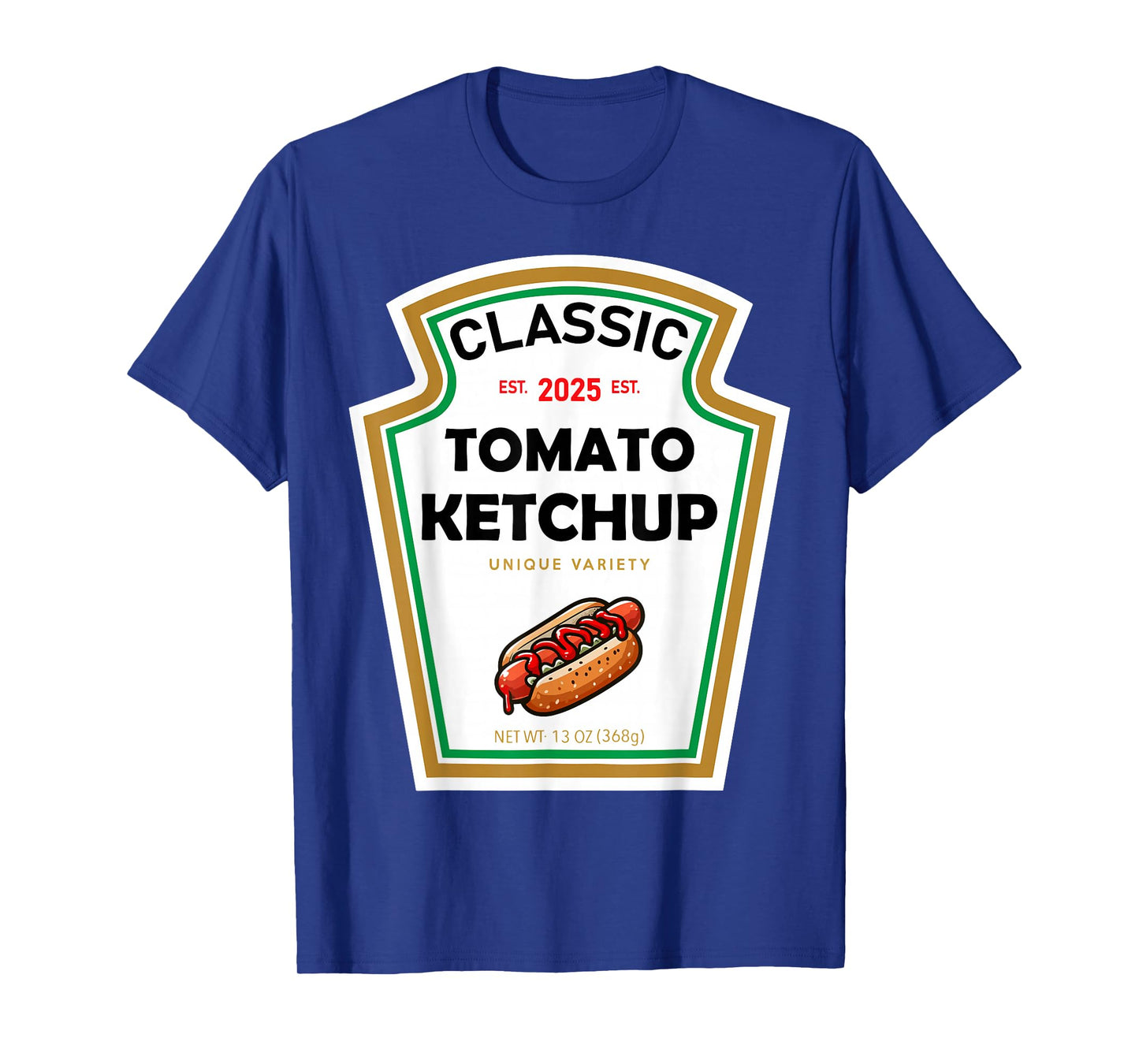Ketchup Halloween Costume Family Matching Yellow Mustard T-Shirt