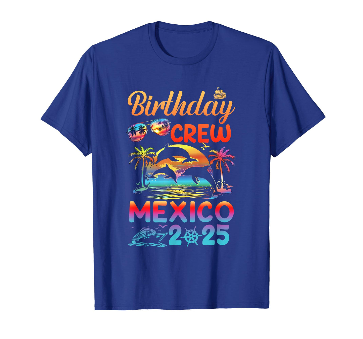 Mexico Birthday Trip Vacation 2025 Matching Group T-Shirt